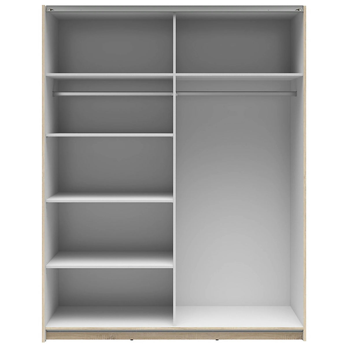 Dulap TETRIX, stejar sonoma, PAL, cu 2 usi, 154x60x196 cm