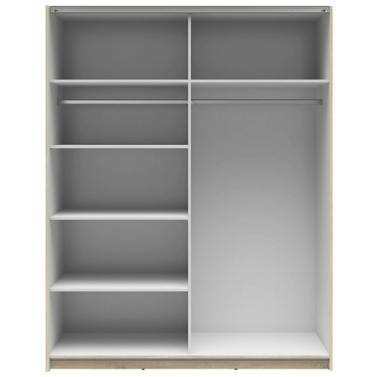 Dulap TETRIX, stejar sonoma, PAL, cu 2 usi, 154x60x196 cm