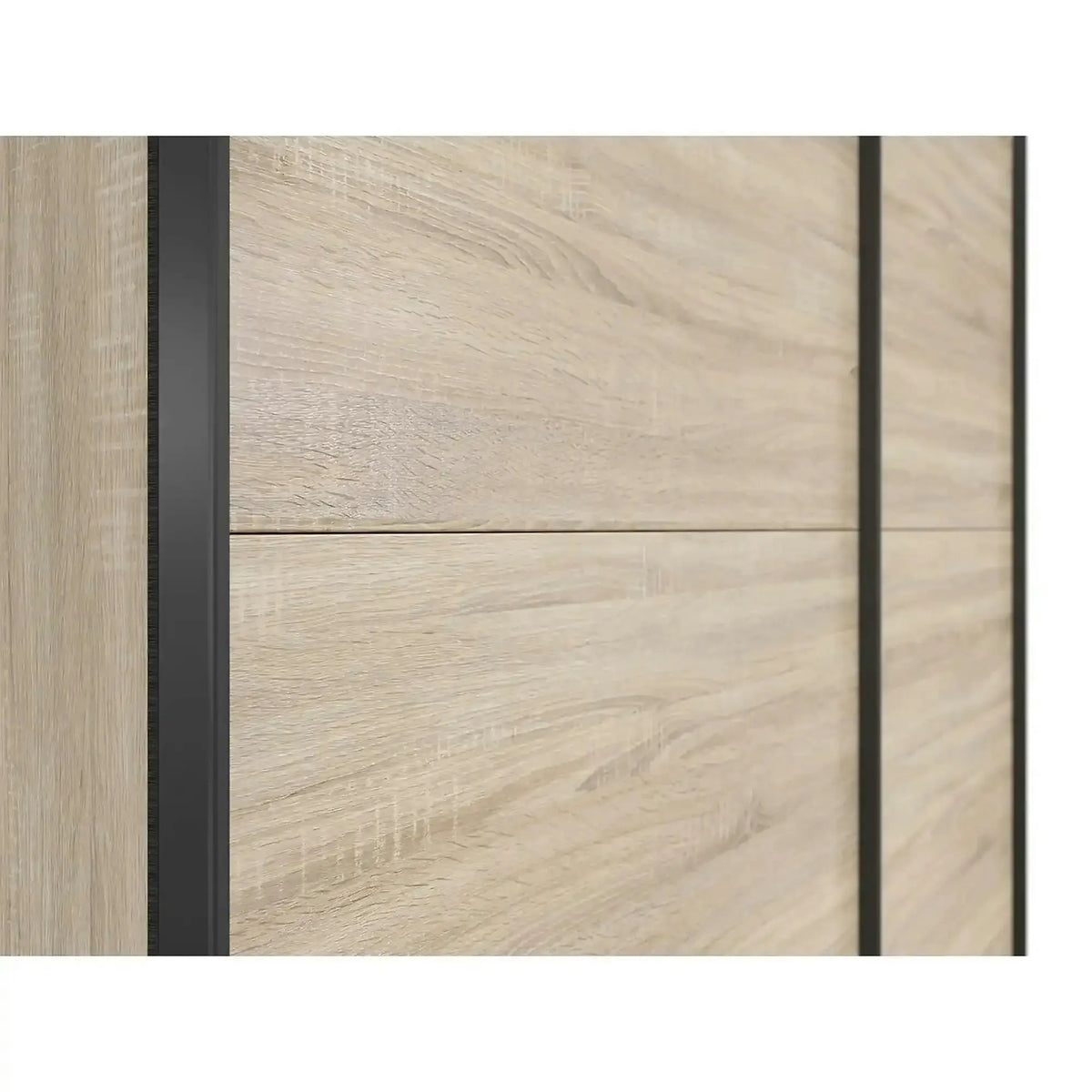 Dulap TETRIX, stejar sonoma, PAL, cu 2 usi, 154x60x196 cm