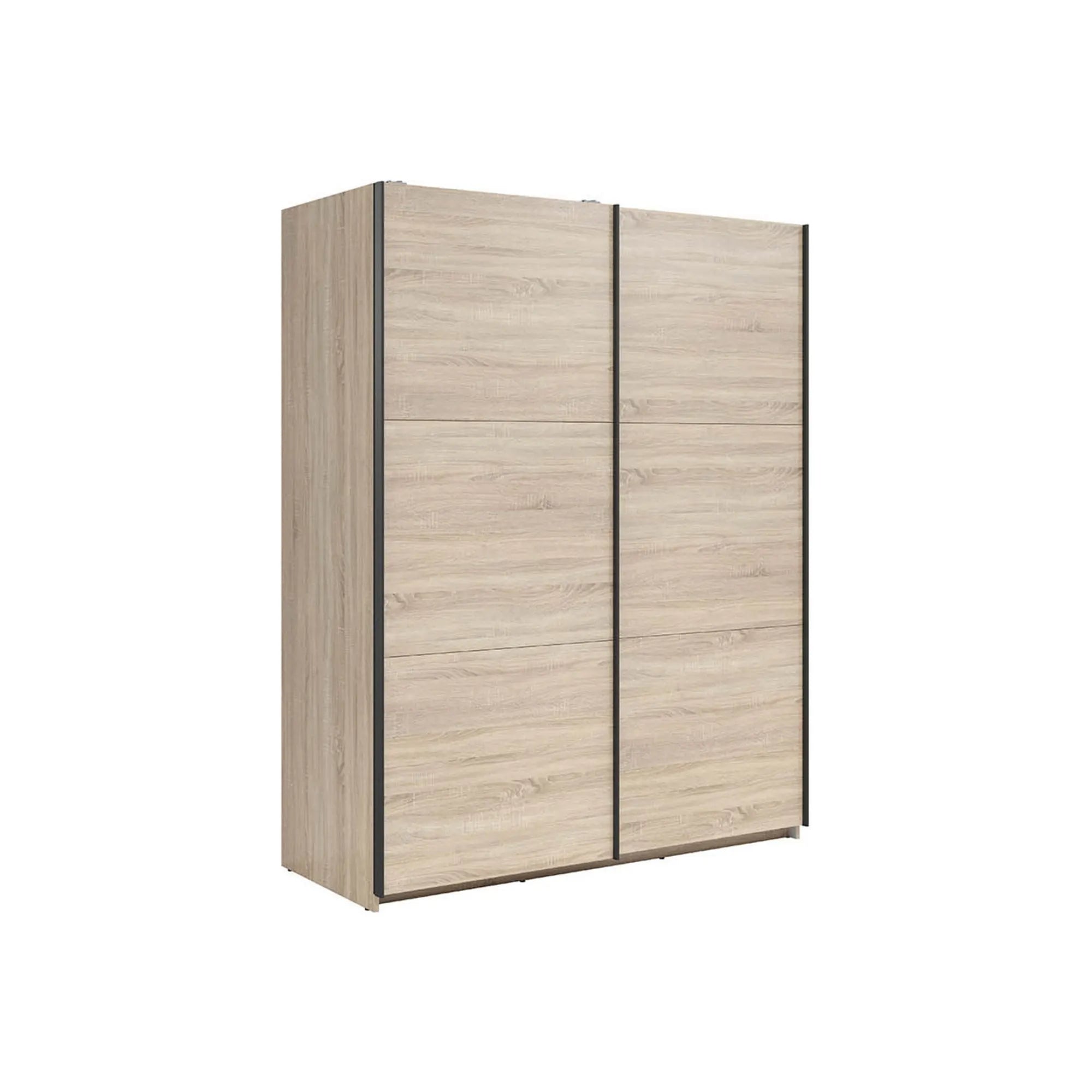 Dulap TETRIX, stejar sonoma, PAL, cu 2 usi, 154x60x196 cm