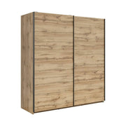 Dulap TETRIX, stejar wotan, PAL, cu 2 usi, 183x60x196 cm