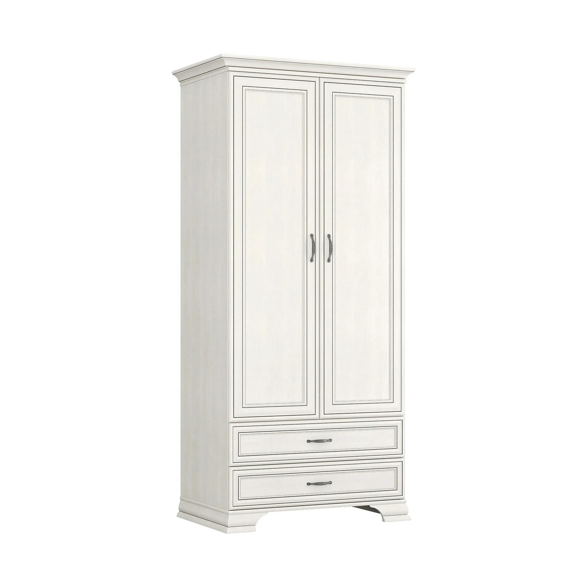Mobilier sufragerie clasic TIFFANY II-6, grej, PAL laminat, 4 piese