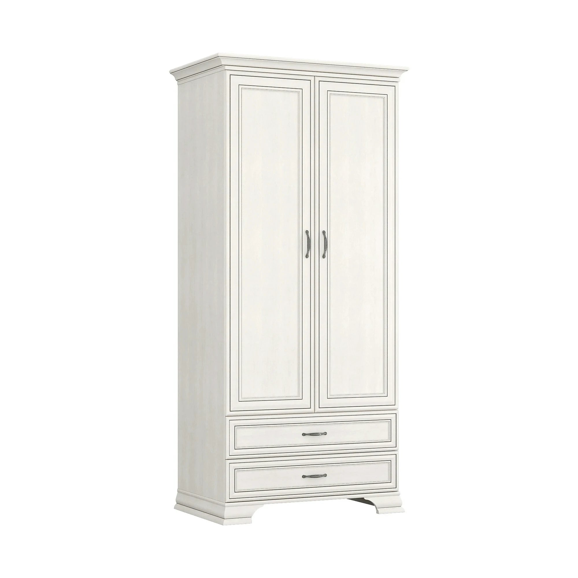 Mobilier sufragerie clasic TIFFANY II-6, grej, PAL laminat, 4 piese