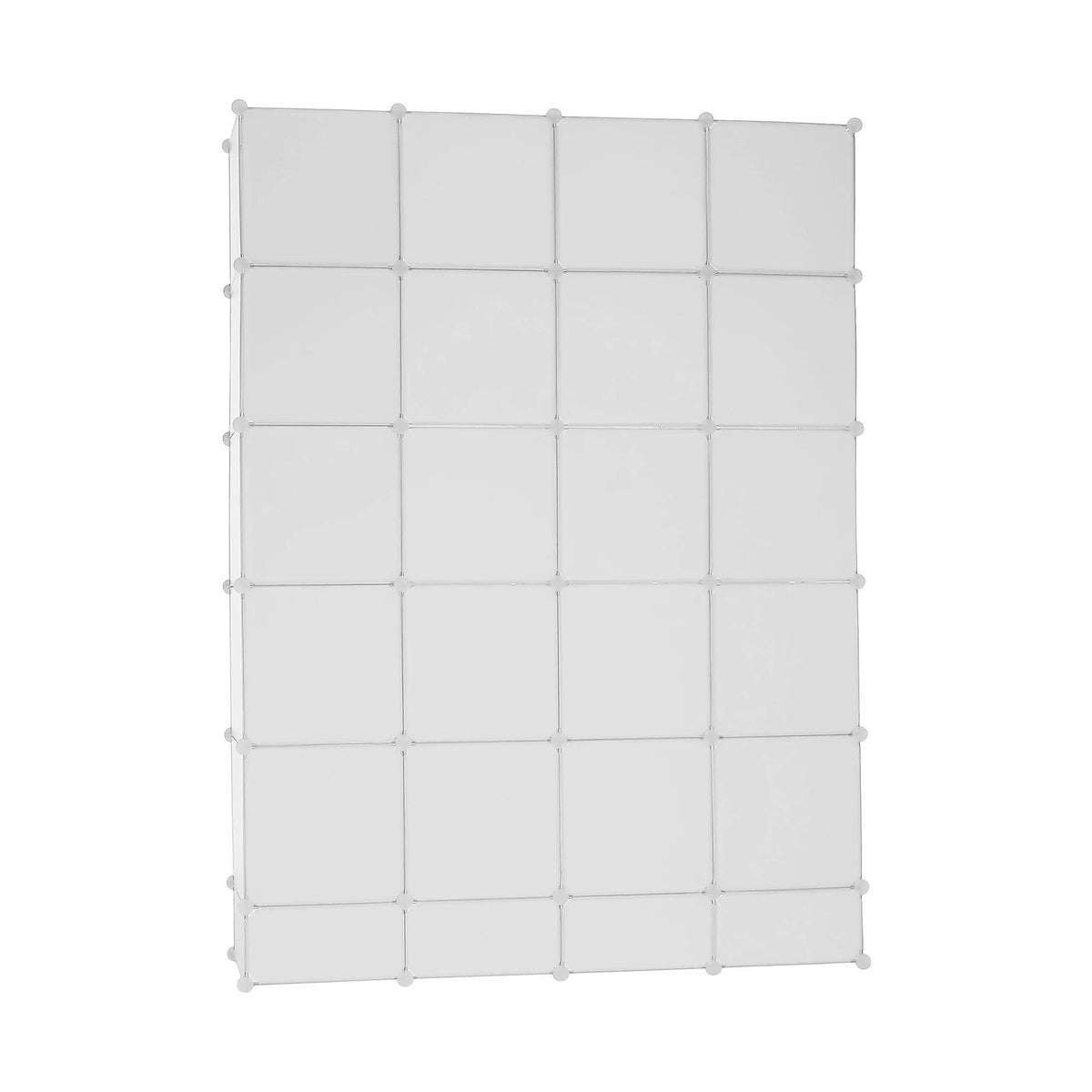 Dulap ZAFOD, alb, metal/plastic, cu 12 usi, 148x46x202 cm