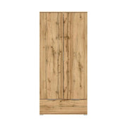Dulap ZELE, stejar wotan, PAL, cu 2 usi, 91x57x195 cm