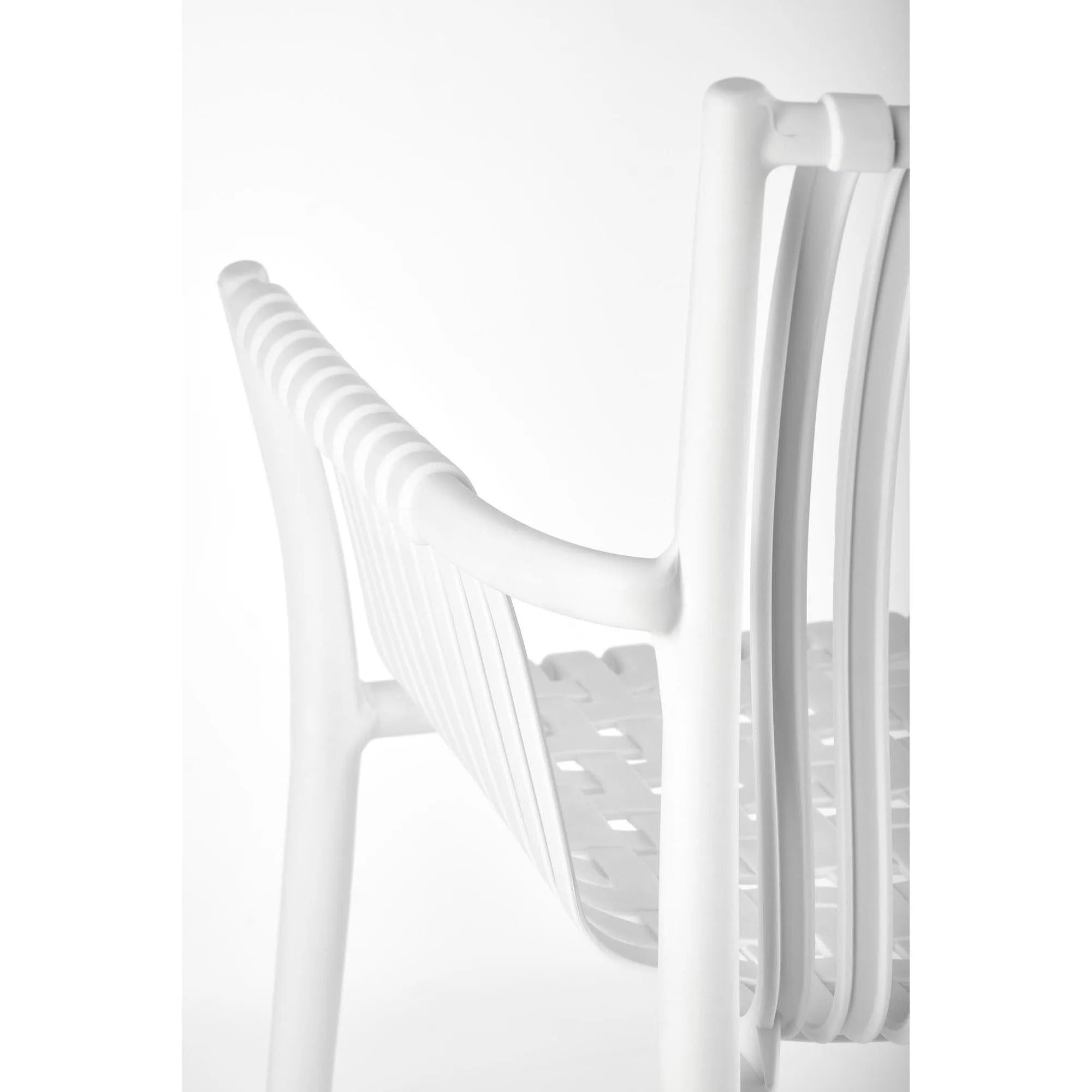 Scaun K492, alb, polipropilena, 60X56X84 cm