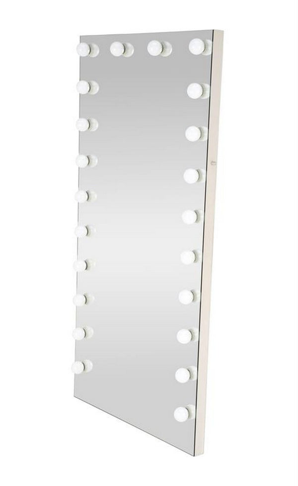 Oglinda PEARL, argintiu, cu iluminare LED, 87x170 cm