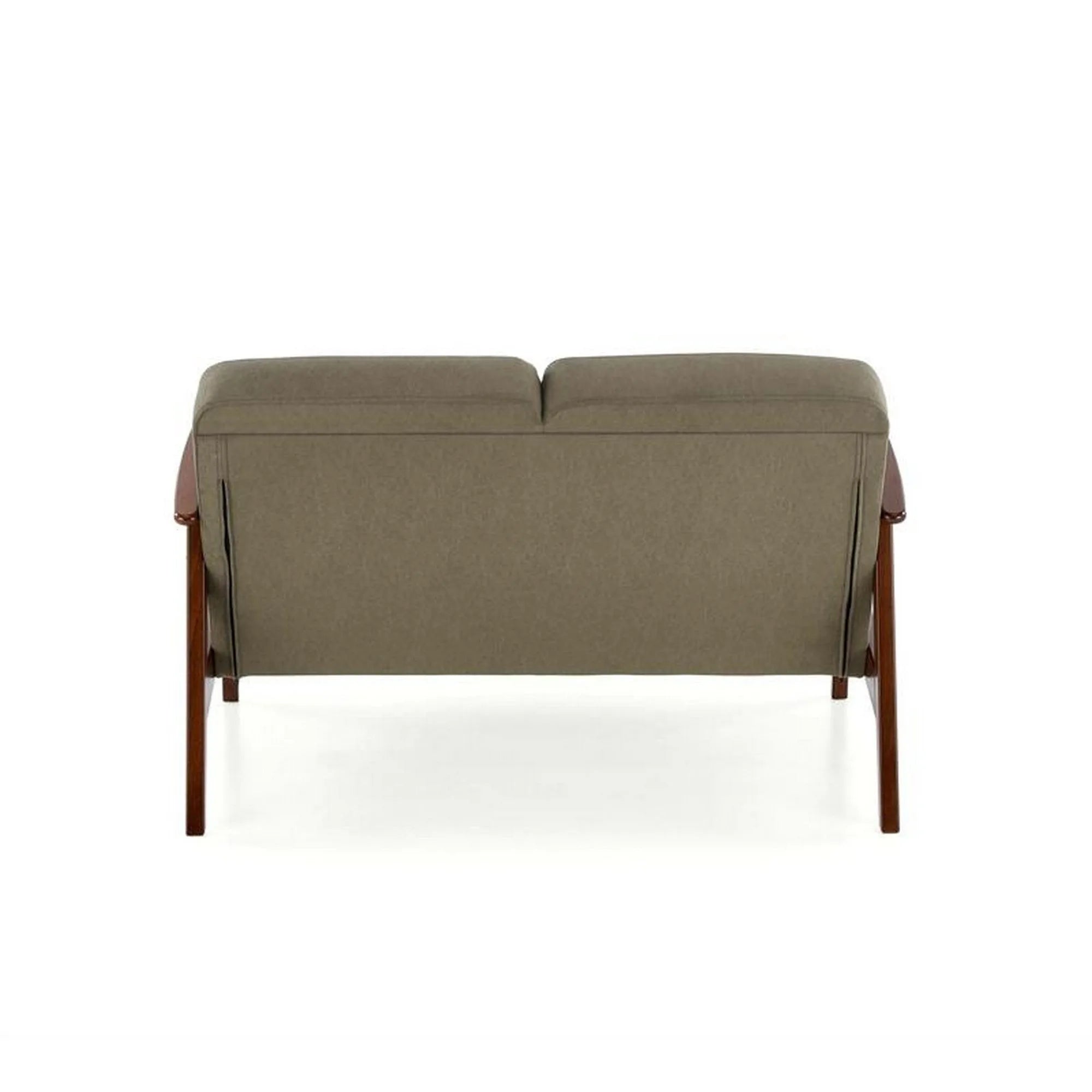 Canapea MILANO 2S, stofa catifelata verde olive - Castel 39, 120x77x77 cm