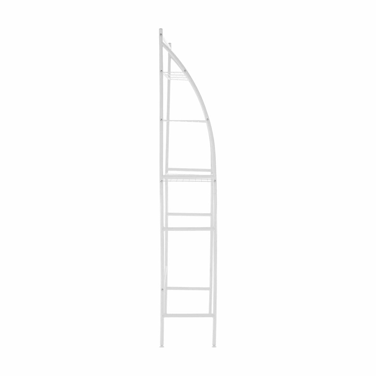 Etajera baie VIMERA, alb, metal, 69x30x166 cm