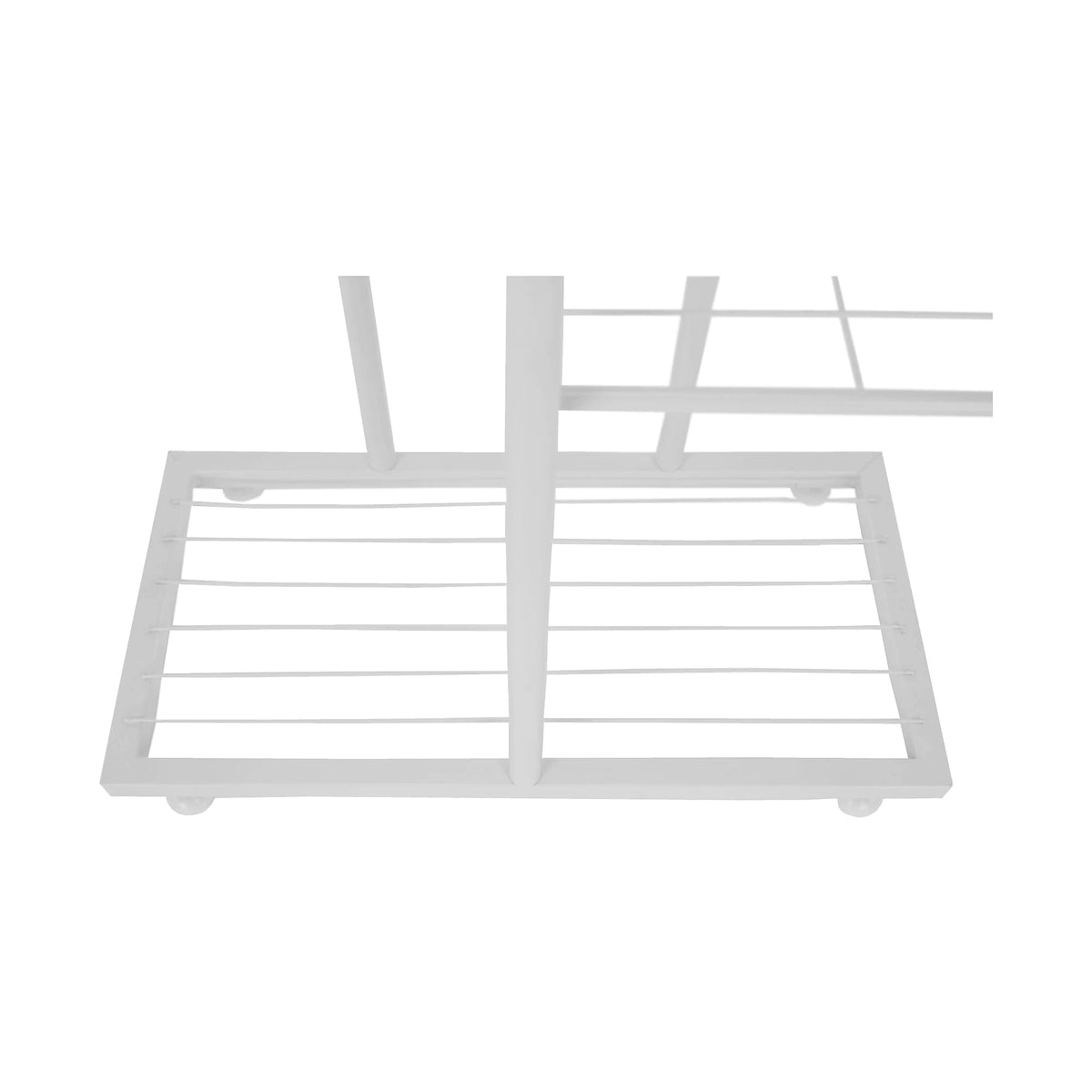 Etajera BAMIR TIP 2, alb, metal, 43x22x126 cm