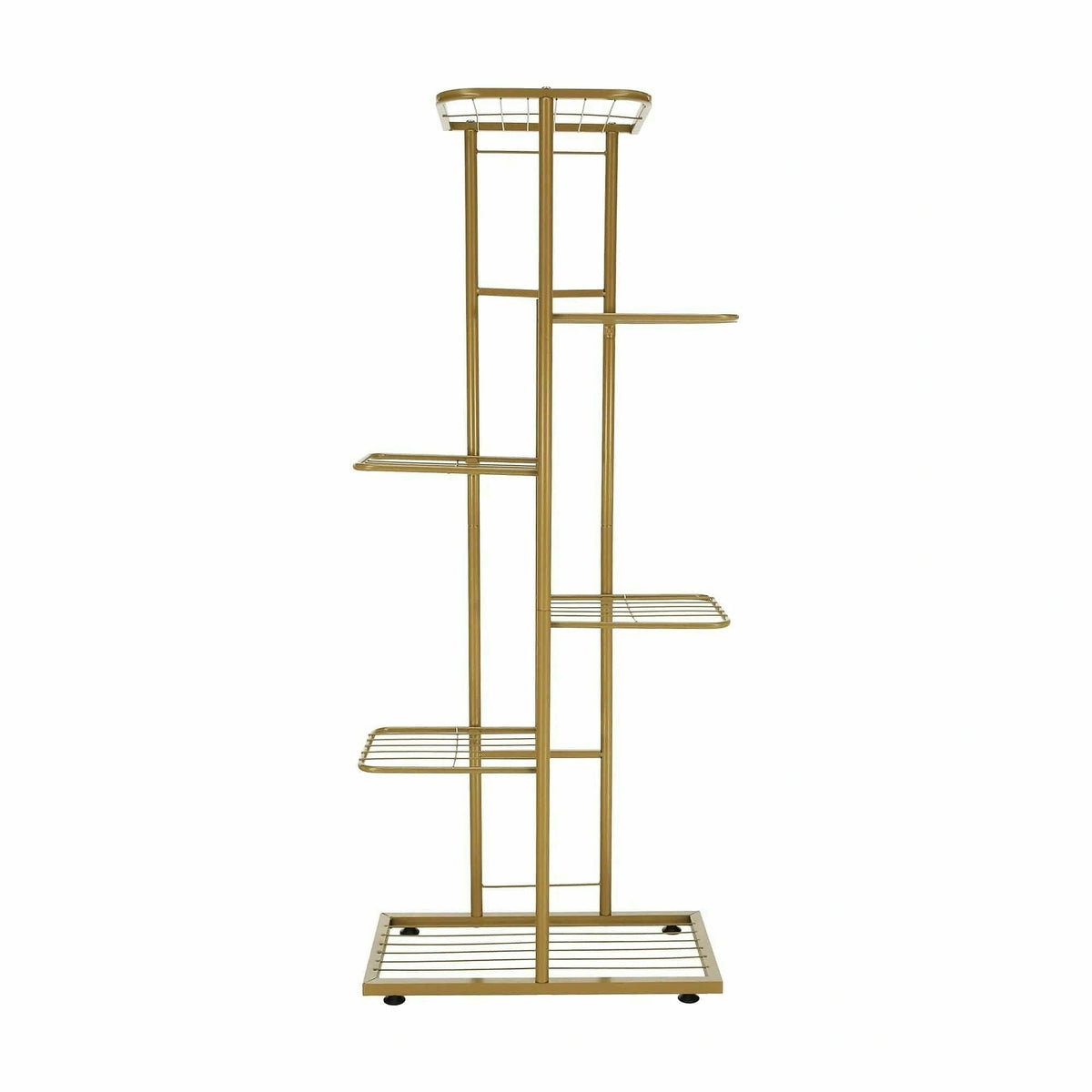 Etajera BAMIR TIP 3, auriu, metal, 44x22x108 cm
