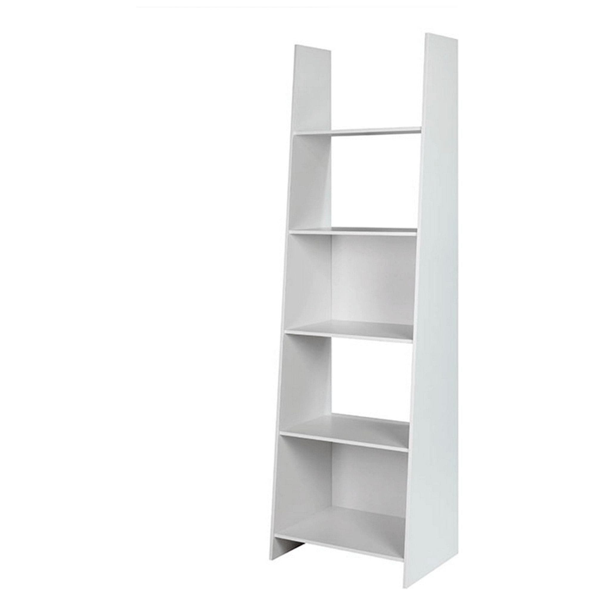 Etajera DEKATO, alb, DTD laminat, 54x38x186 cm