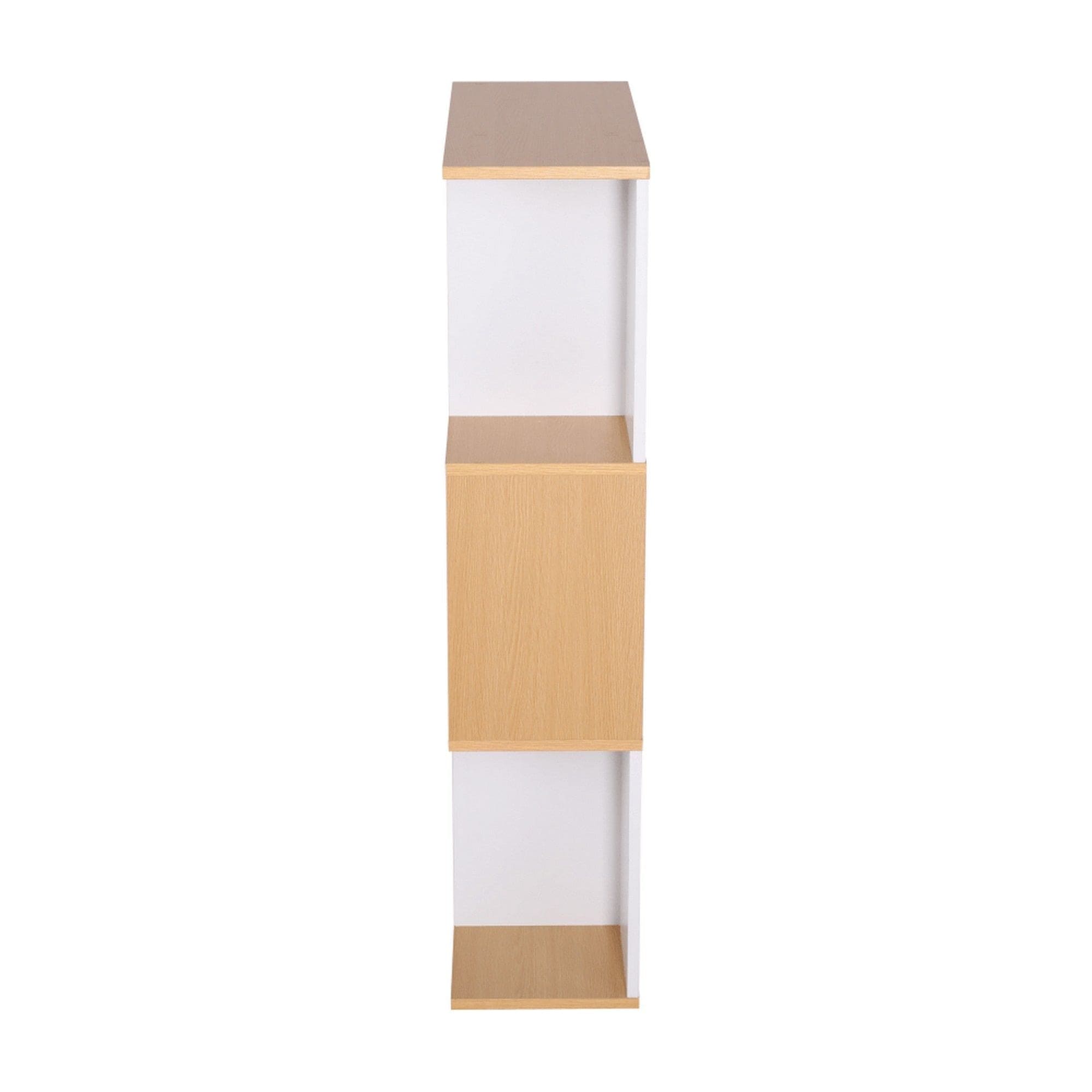 Etajera ERDEM NEW TYP 1, stejar natural/alb, DTD, 60x24x108 cm