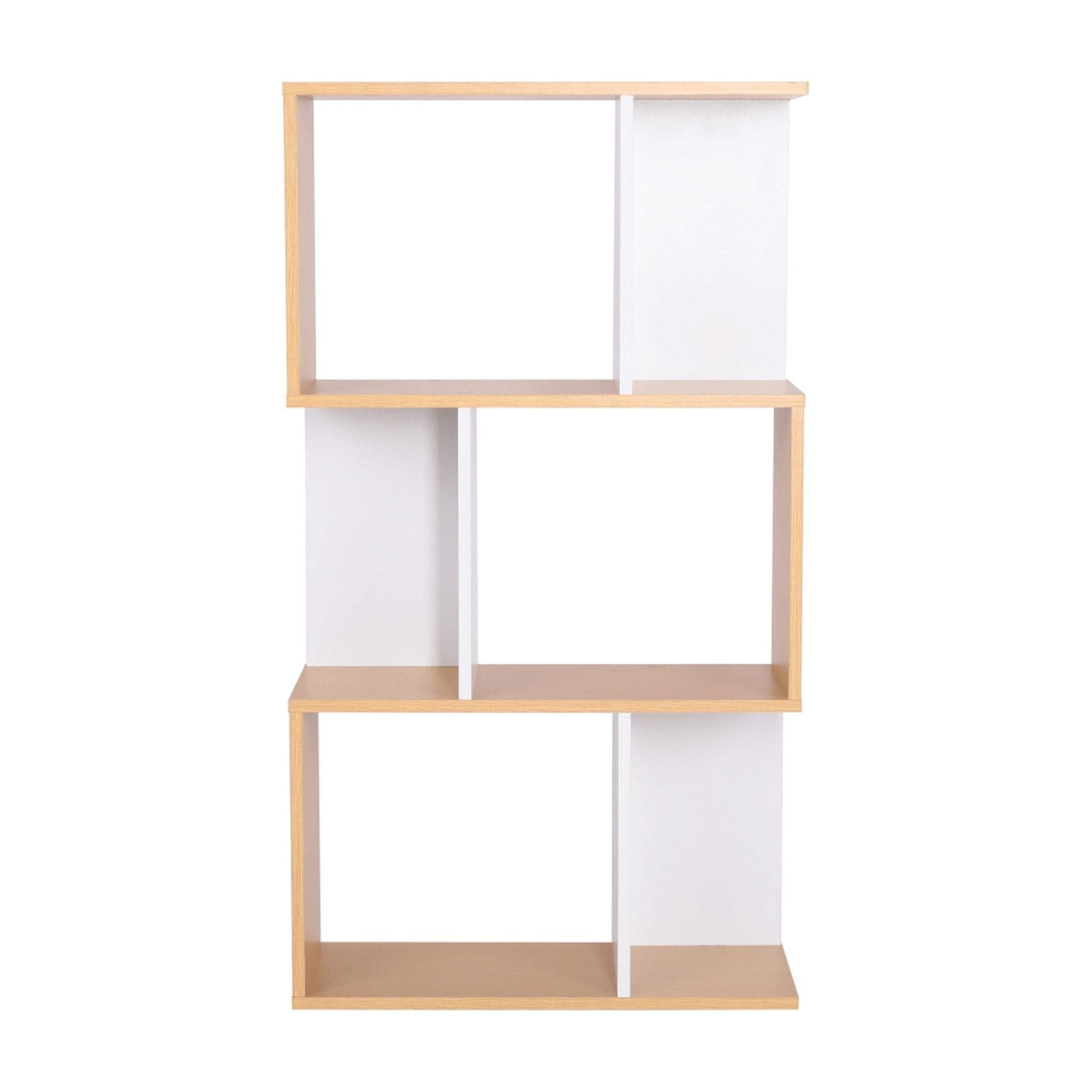 Etajera ERDEM NEW TYP 1, stejar natural/alb, DTD, 60x24x108 cm