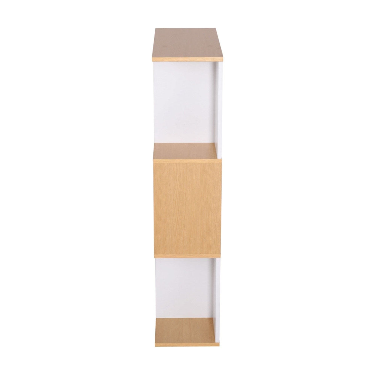 Etajera ERDEM NEW TYP 1, stejar natural/alb, DTD, 60x24x108 cm
