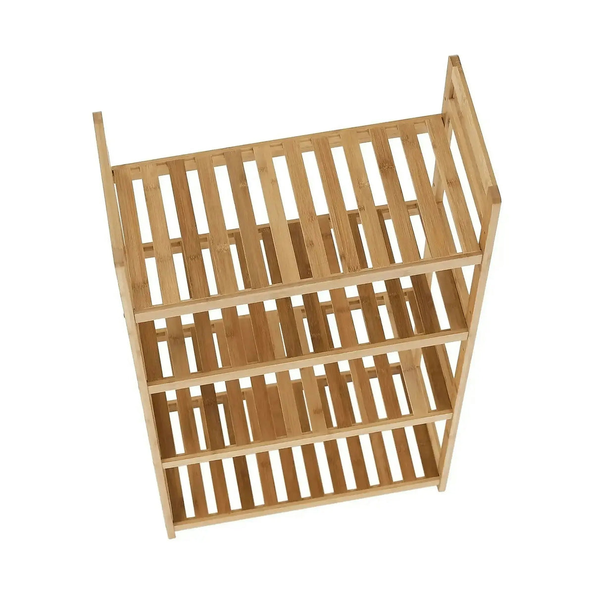 Etajera FIORE TIP 2, bambus natural lacuit, 53x26x100 cm