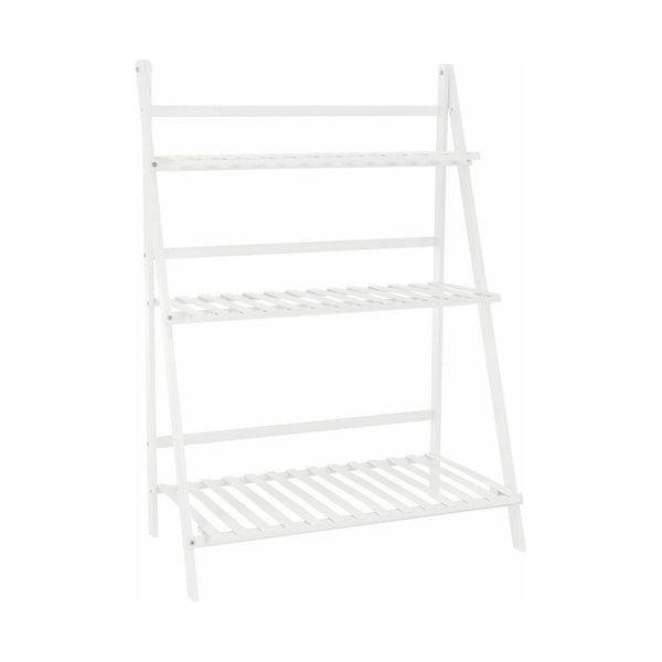Etajera NEPEL TYP 1, alb, bambus, 70x40x96 cm