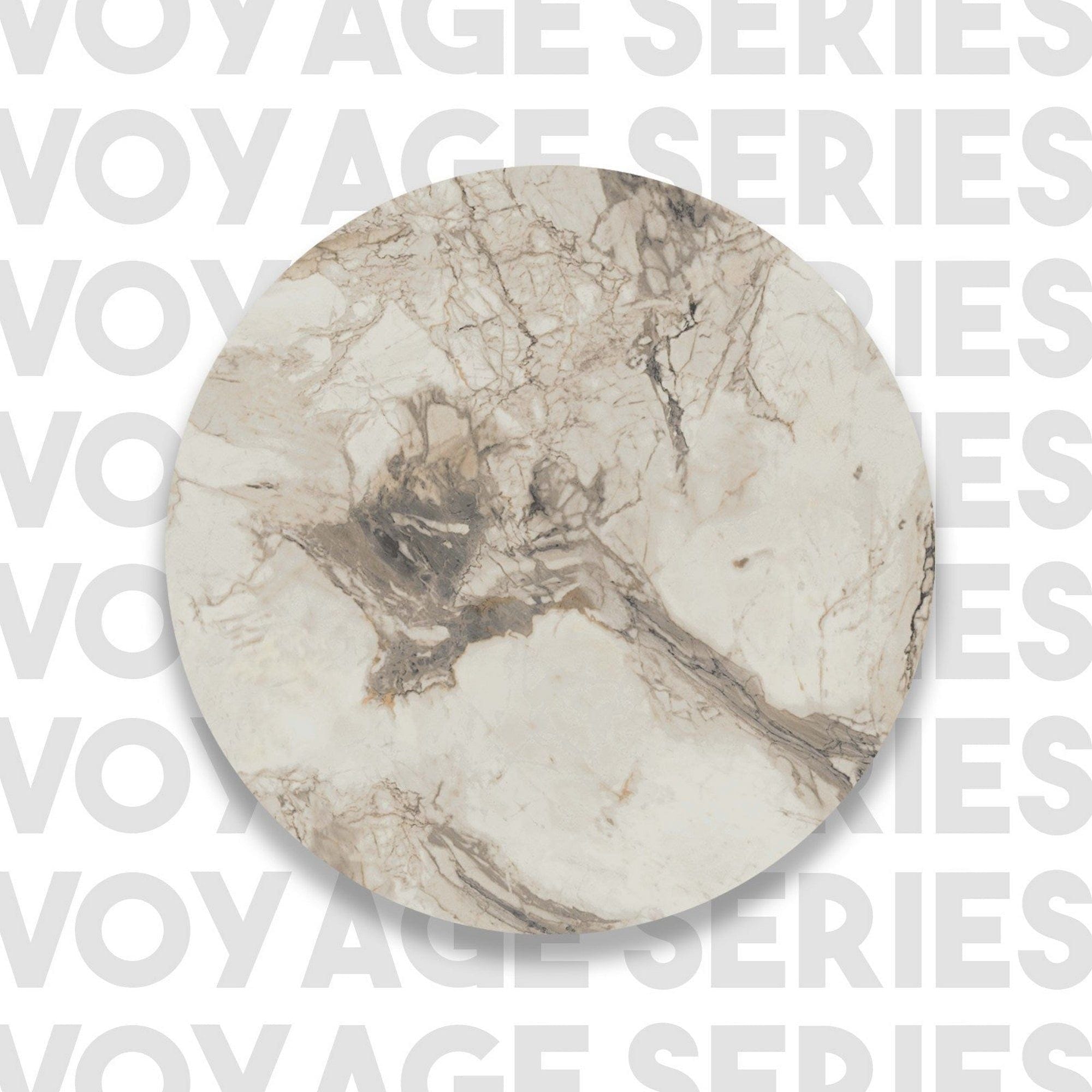 Etajera VG4-GE, alb cu efect de marmura/auriu, PAL melaminat, 88x30x175 cm