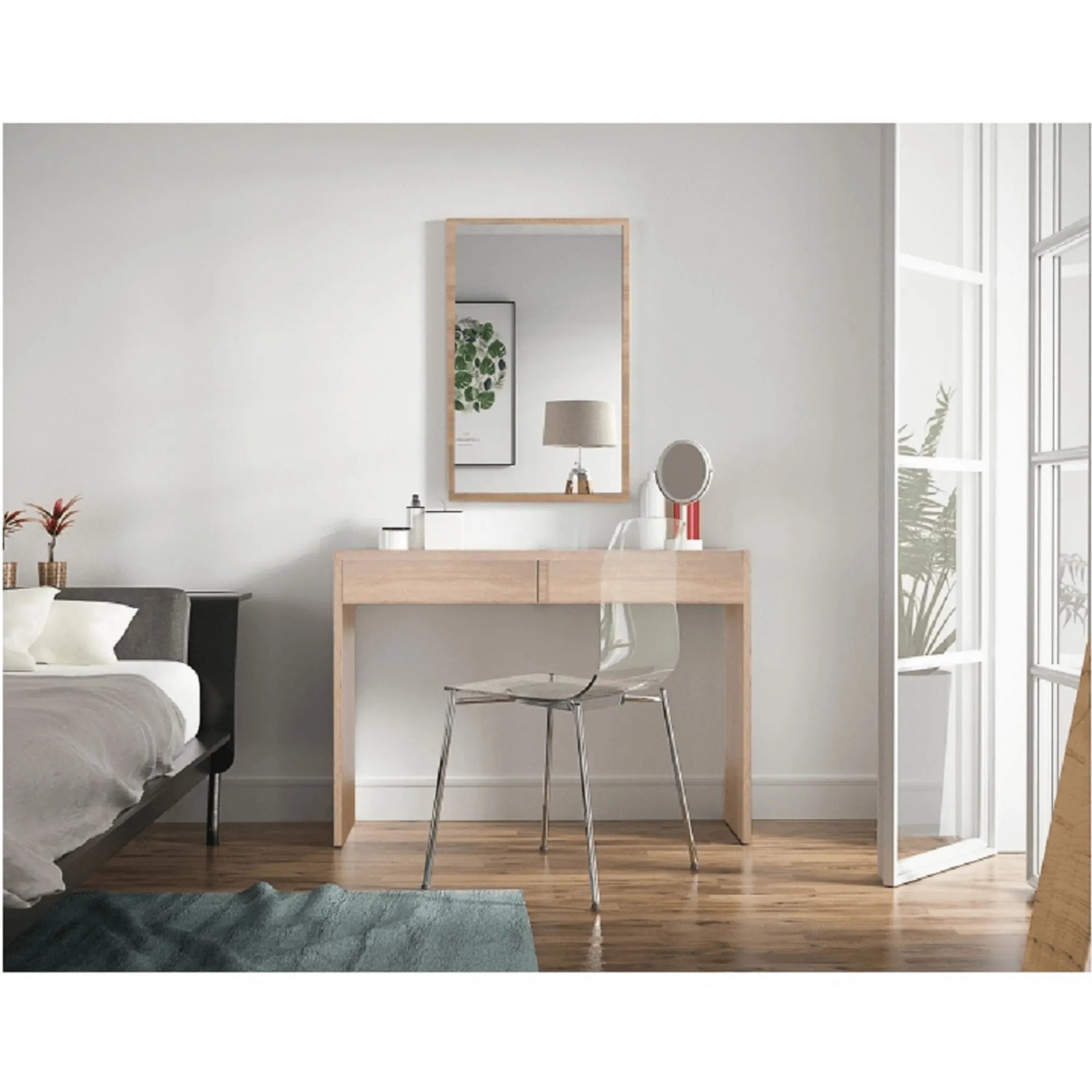 Oglinda VIOLET, stejar sonoma, DTD laminat, 54x2x84 cm