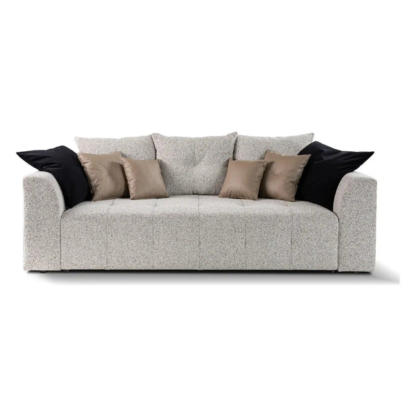 Canapea extensibila ROYAL IV, stofa bej deschis - Puente 06, 247x116x96 cm