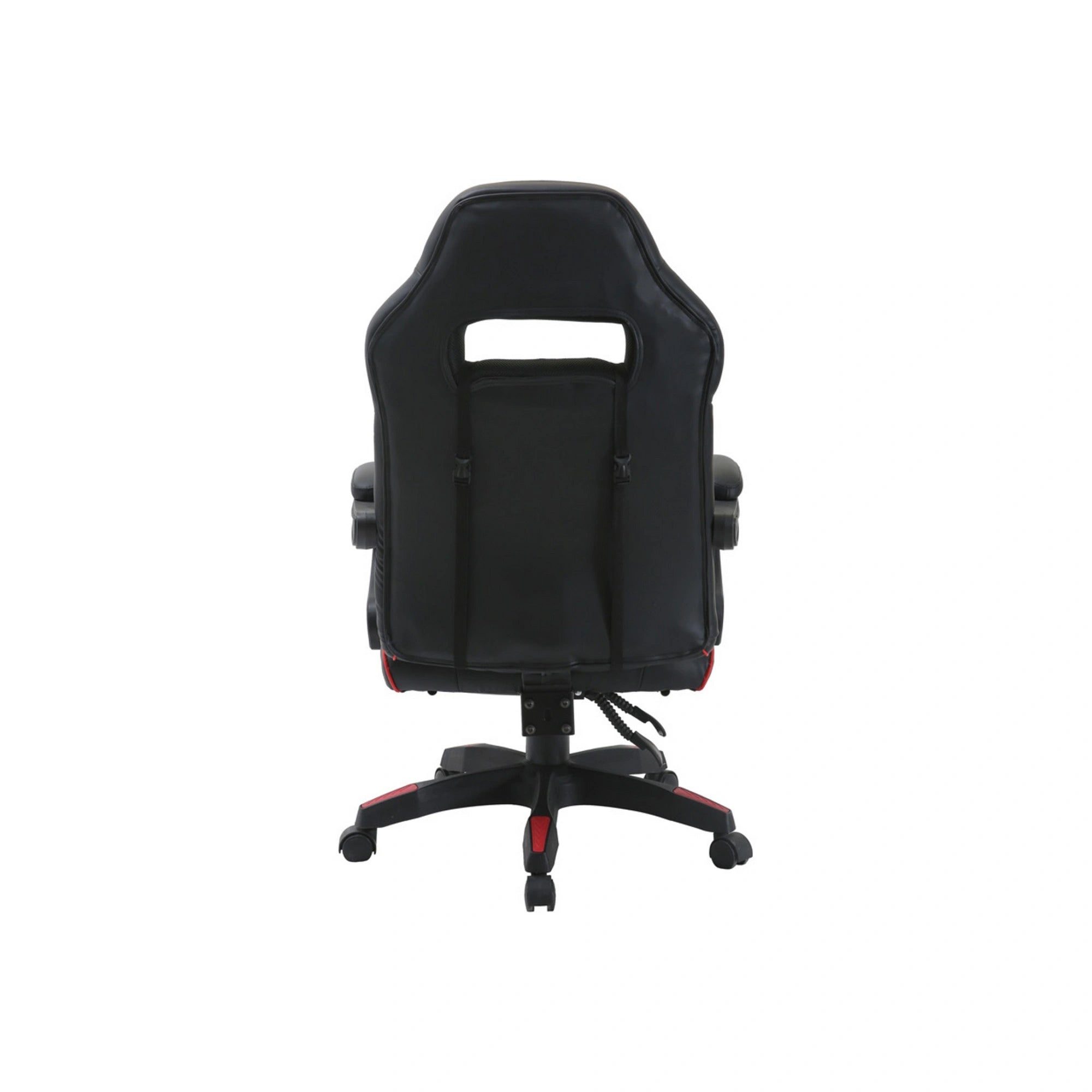 Scaun gaming RIKU, negru, piele ecologica, 71x64x112/122 cm