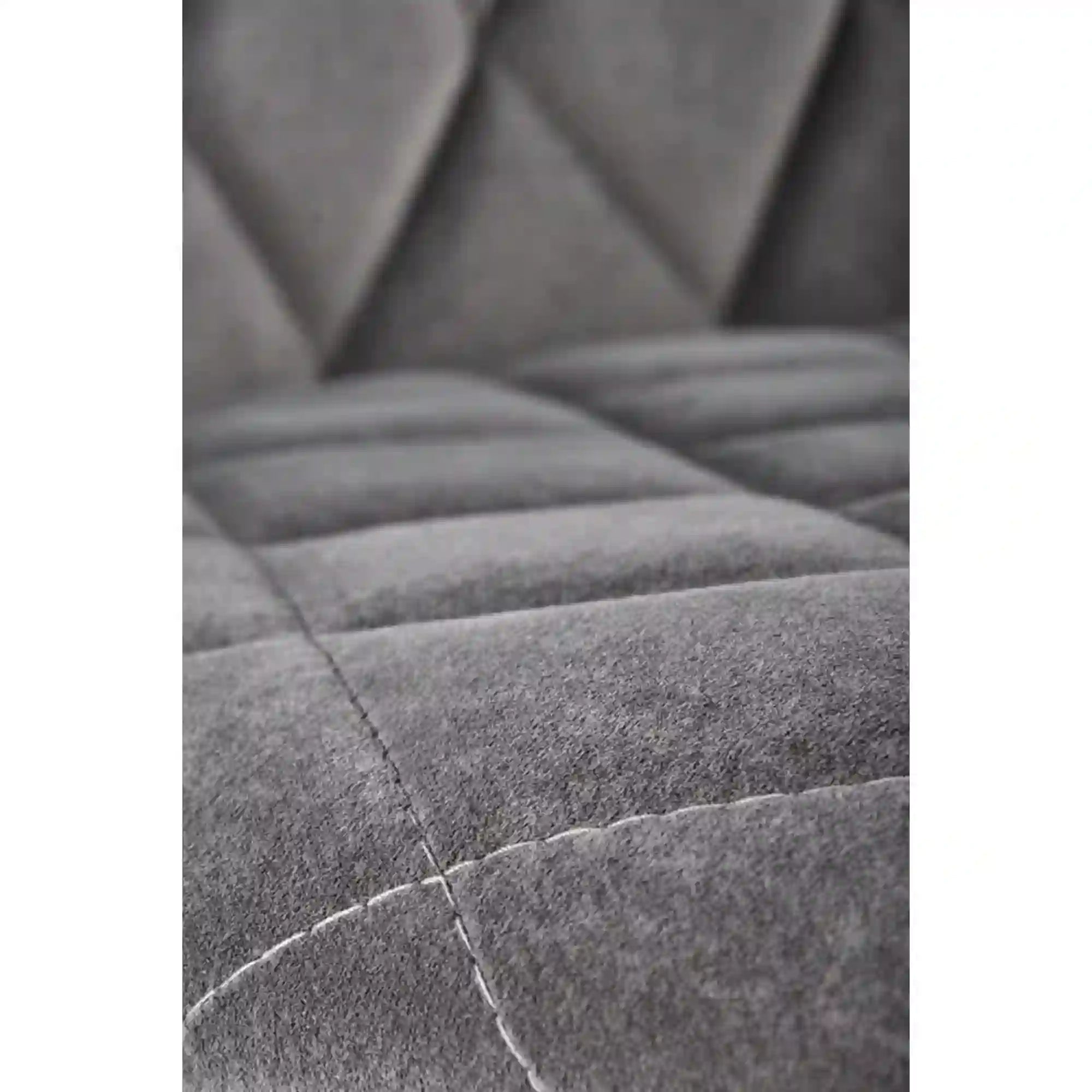 Scaun K450, gri/negru, stofa catifelata/metal, 44x58x85 cm