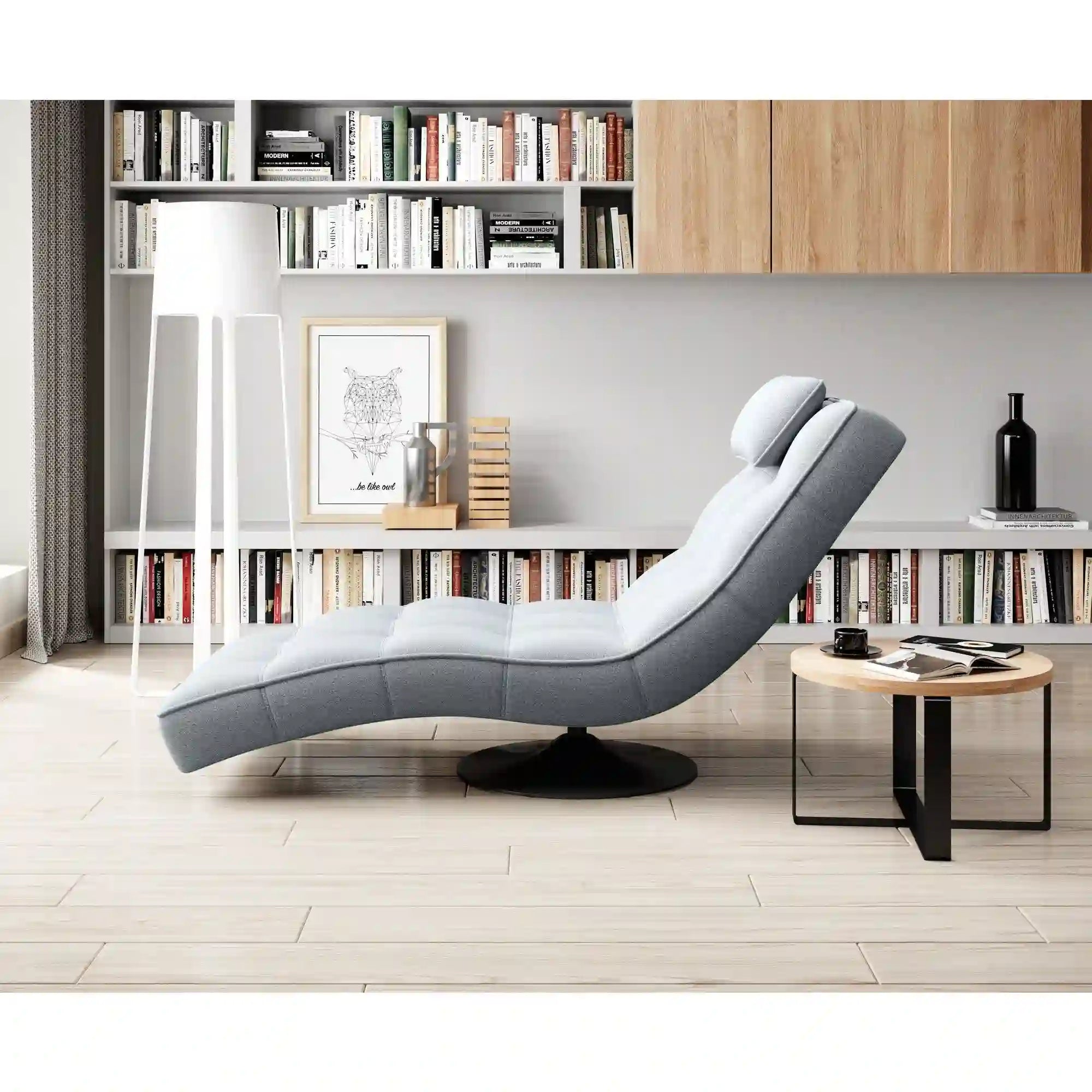 Sezlong rotativ LEXI, personalizabil materiale gama Oferta Avantaj, pernuta decorativa, 74x162x86 cm