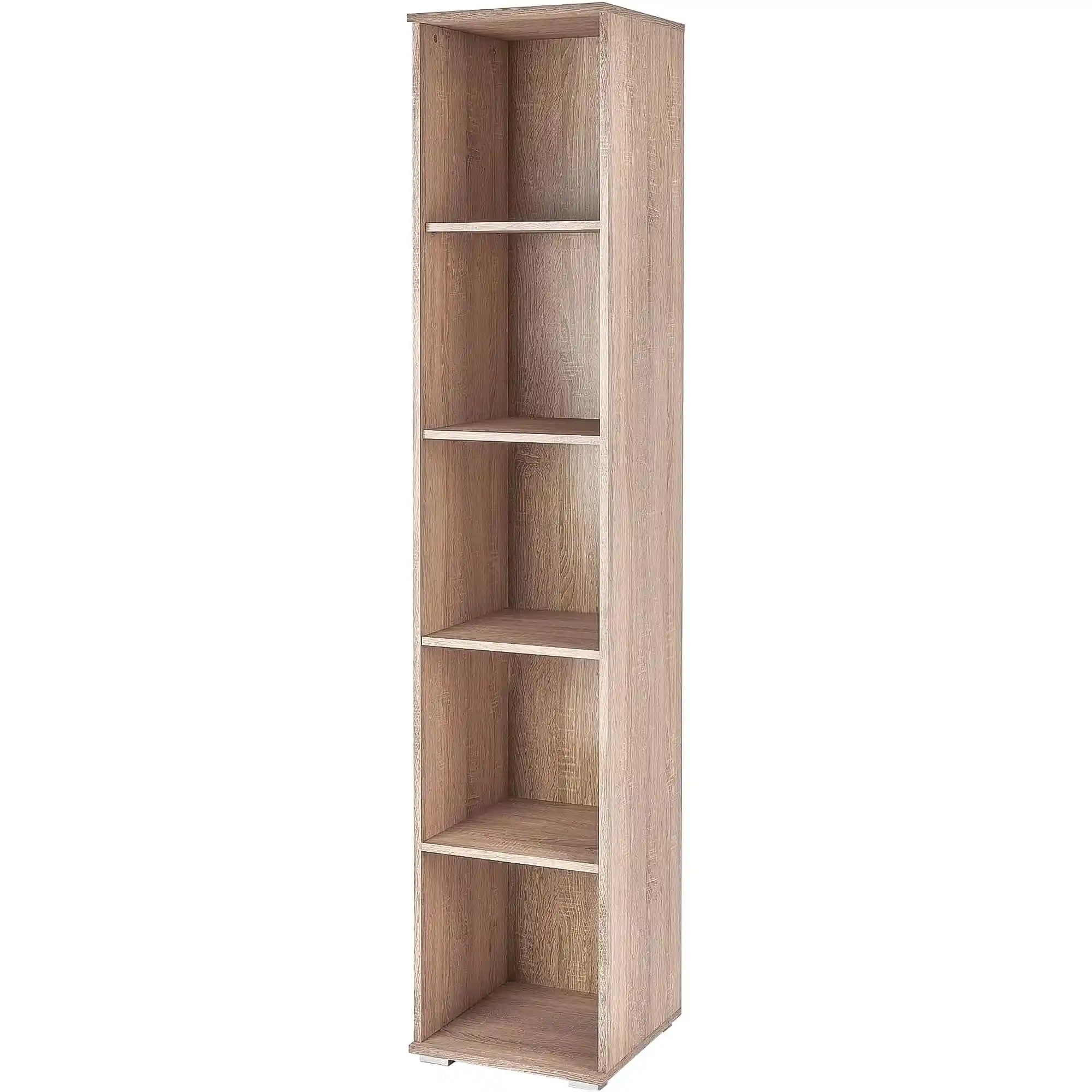 Biblioteca LIMA SL1, stejar sonoma, PAL laminat, 40x40x200 cm