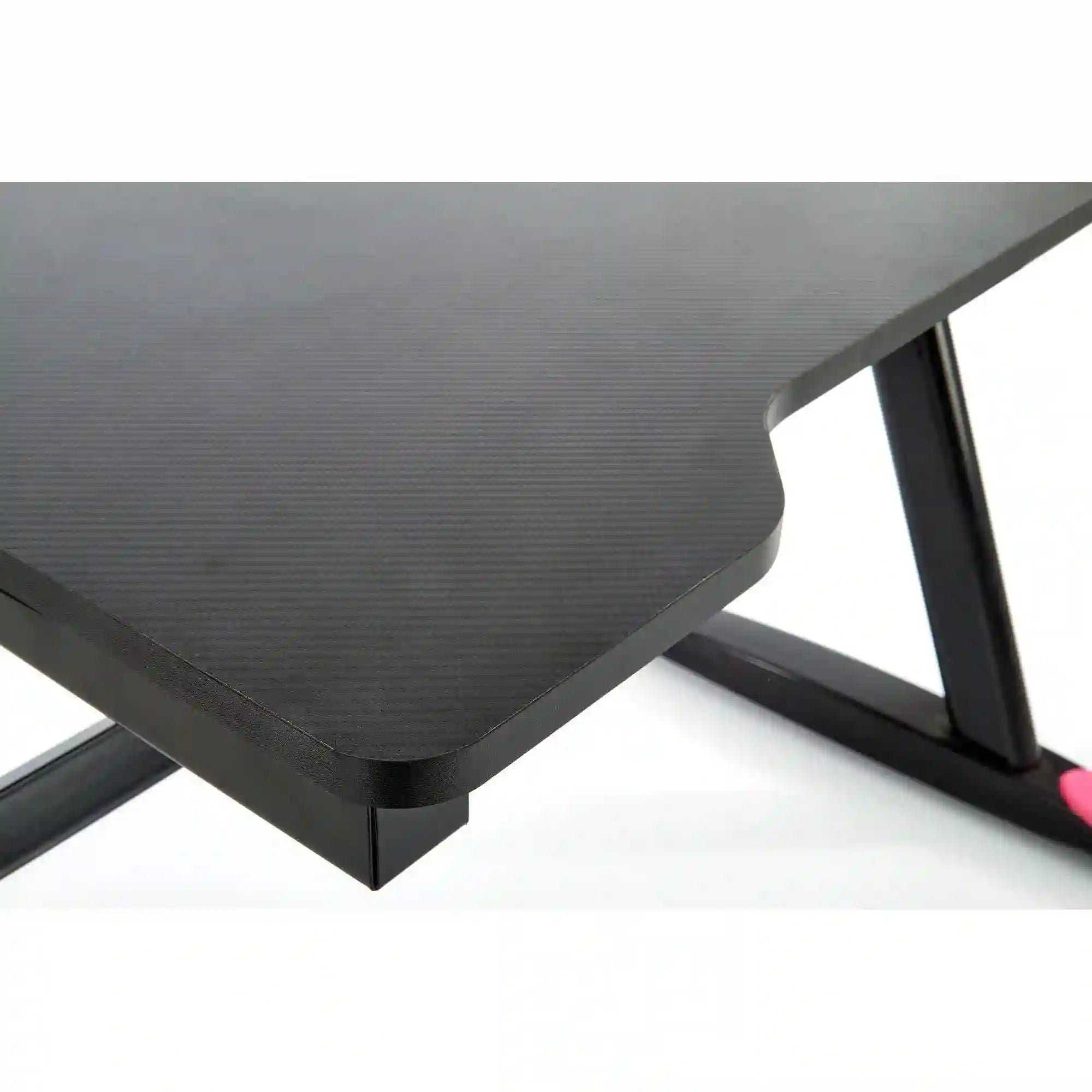 Masa birou B40, negru/rosu, 100x60x74 cm