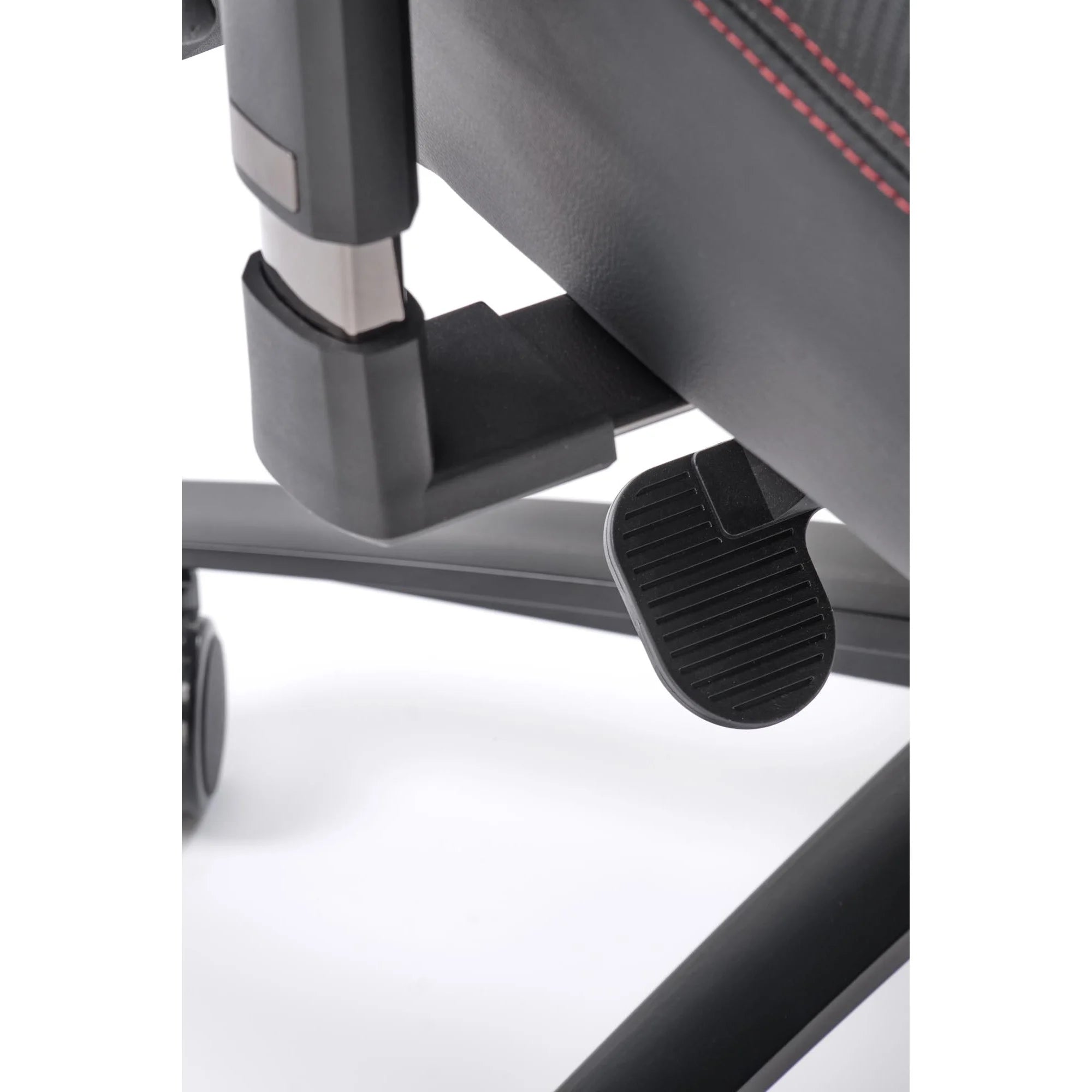 Scaun gaming BALDUR, negru, piele ecologica/metal, 80x75x129/134 cm