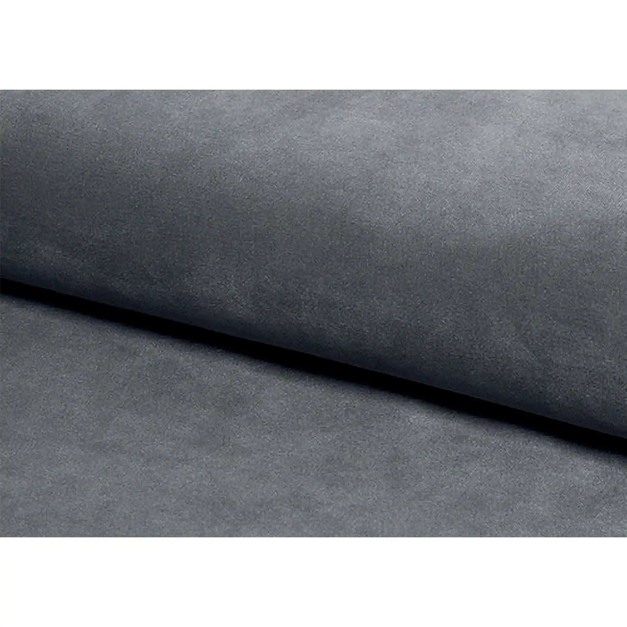 Scaun KAYLA, gri/negru, stofa catifelata/metal, 49x46x84 cm