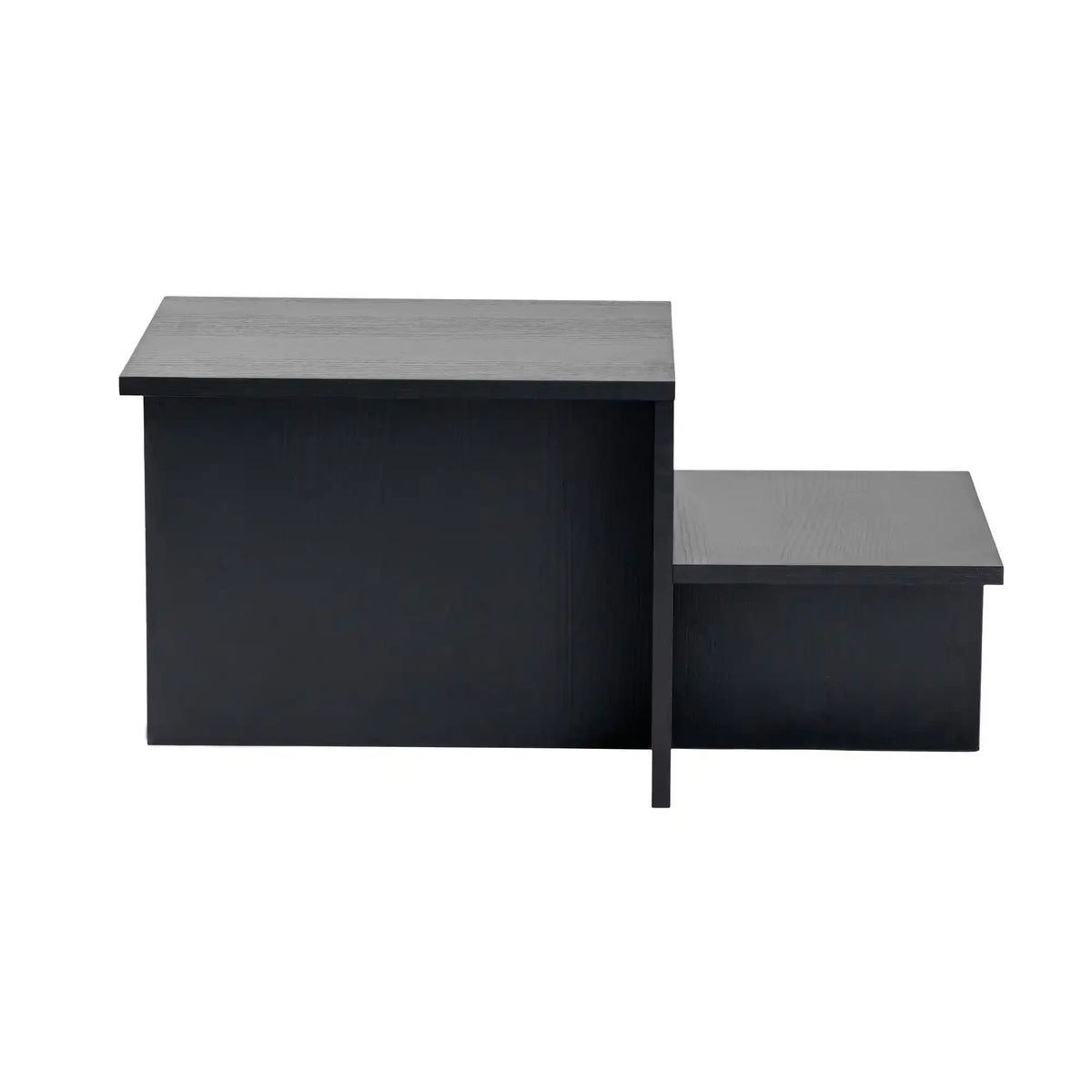 Masuta cafea HARMONY, negru, PAL, 80x40x40 cm