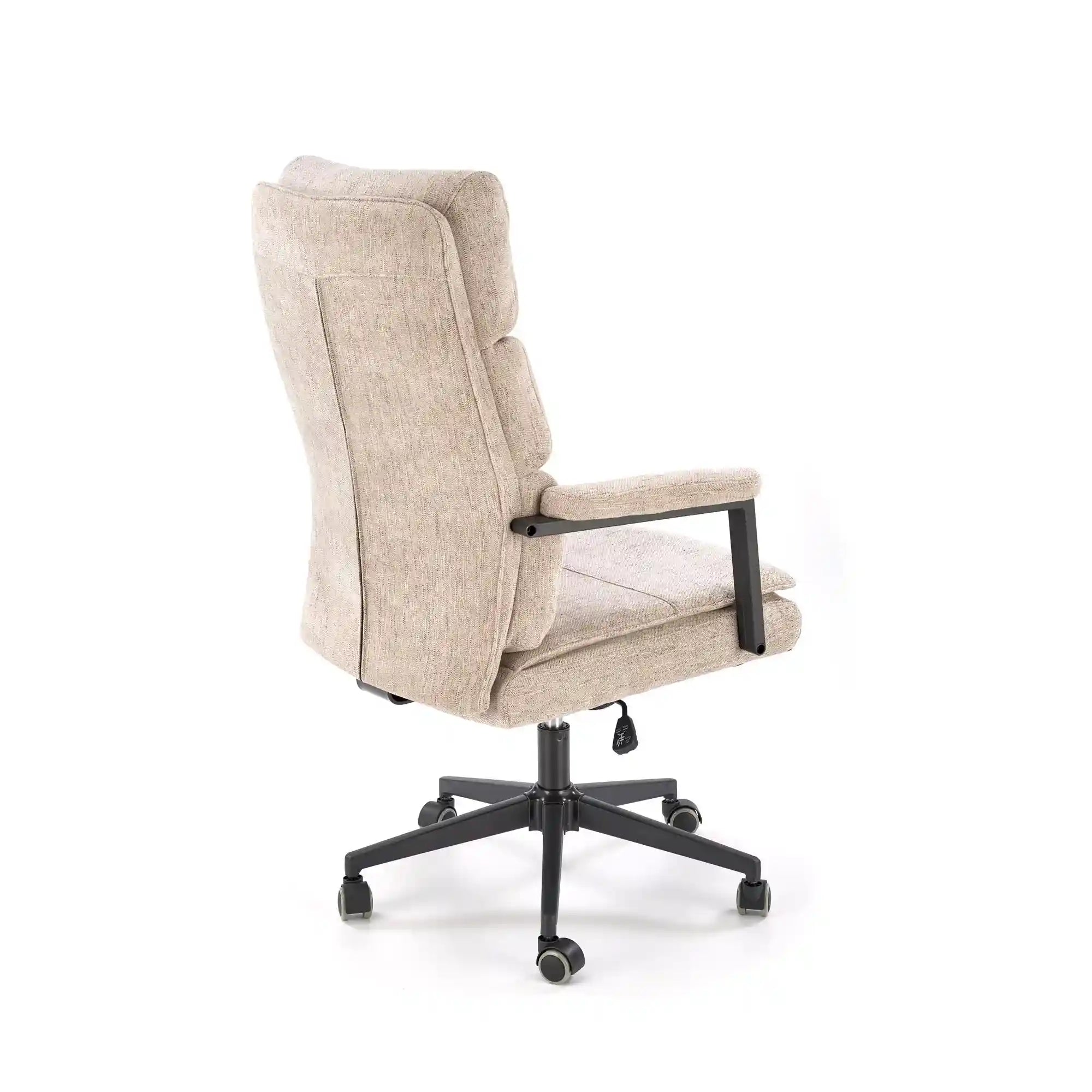 Scaun birou ADRIANO, bej, stofa clasica - Odin 28, 65x70x104/110 cm
