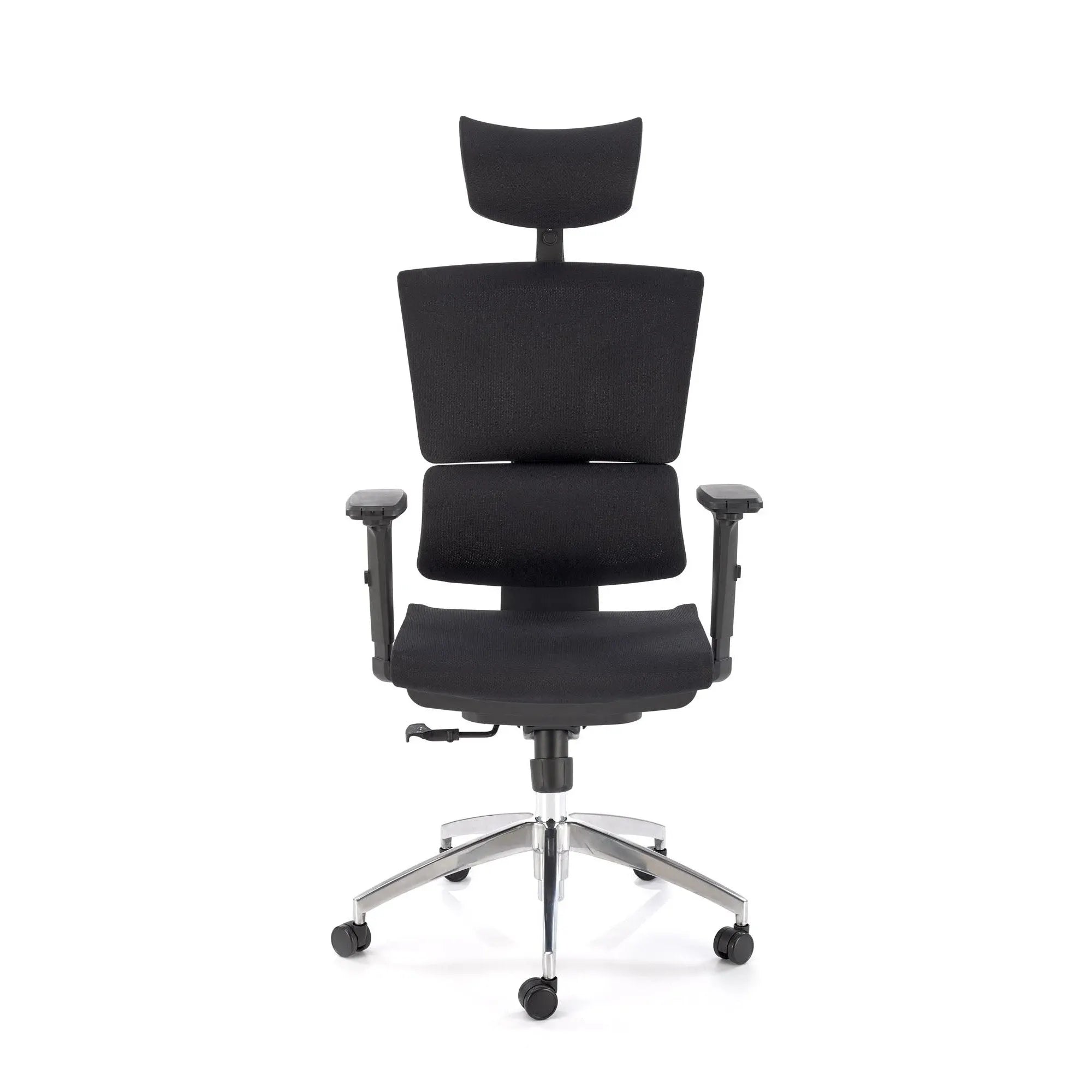 Scaun birou MARCUS, negru, plasa/metal, 65x64x121/140 cm