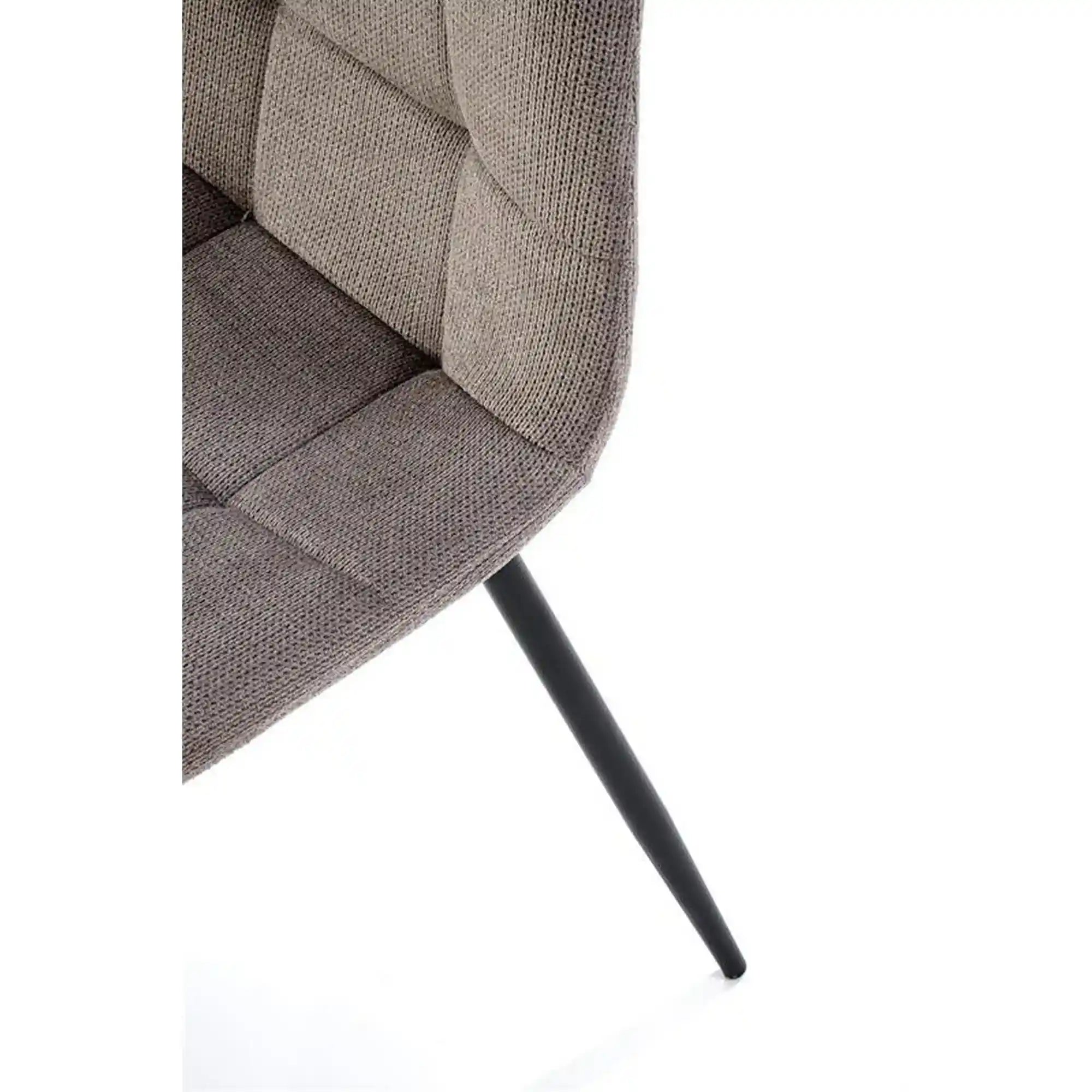 Scaun K560, gri/negru, stofa clasica/metal, 45x53x88 cm