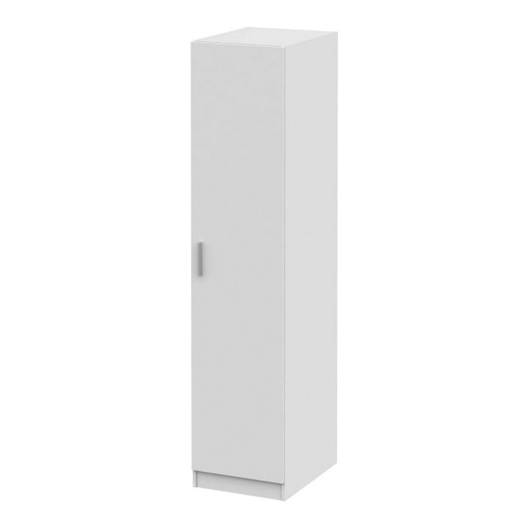Dulap INVITA Tip 1, alb, DTD laminat, cu o usa, 46x60x200 cm