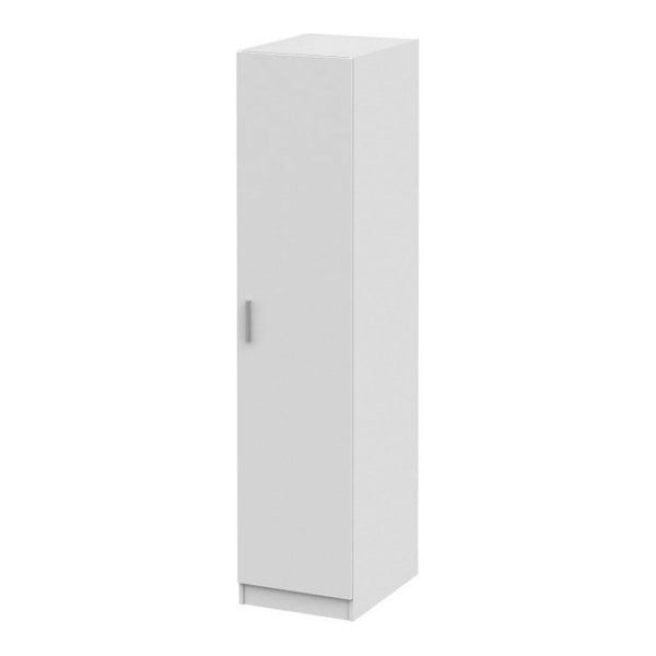 Dulap INVITA Tip 1, alb, DTD laminat, cu o usa, 46x60x200 cm