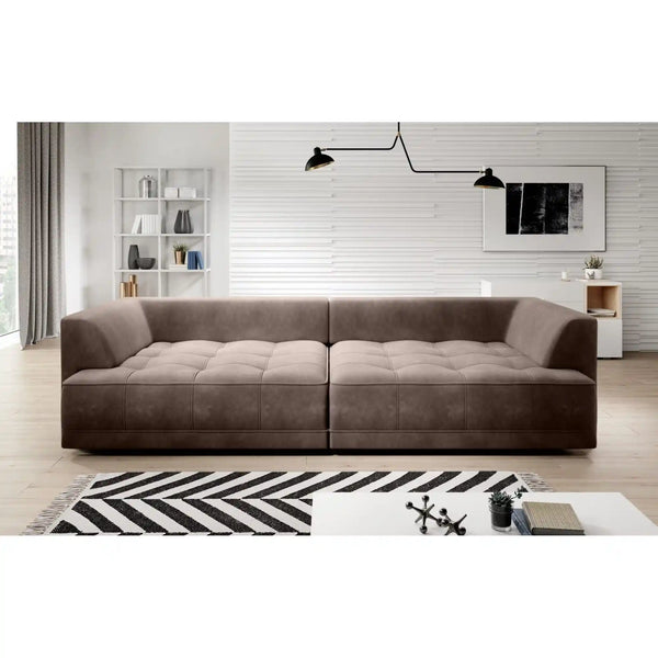 Canapea TIGA, personalizabil materiale gama Premium, reglaj electric, 4 locuri, 302x136x72/88 cm