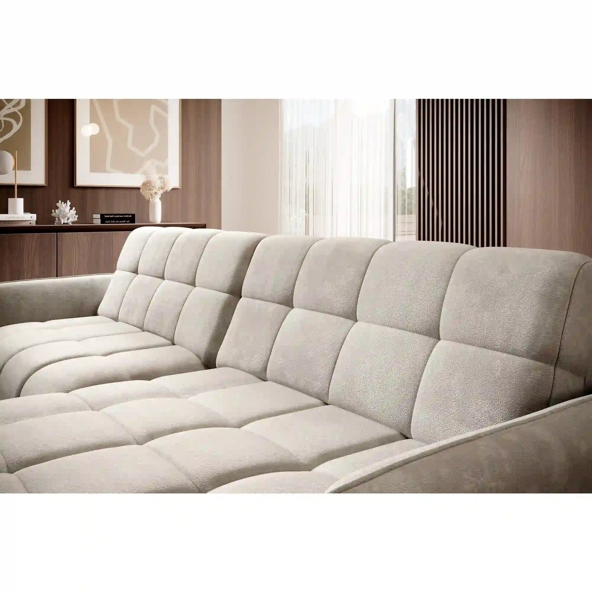 Coltar MYSTIC, personalizabil materiale gama Oferta Avantaj, cu reglaj electric, 284x175x90 cm