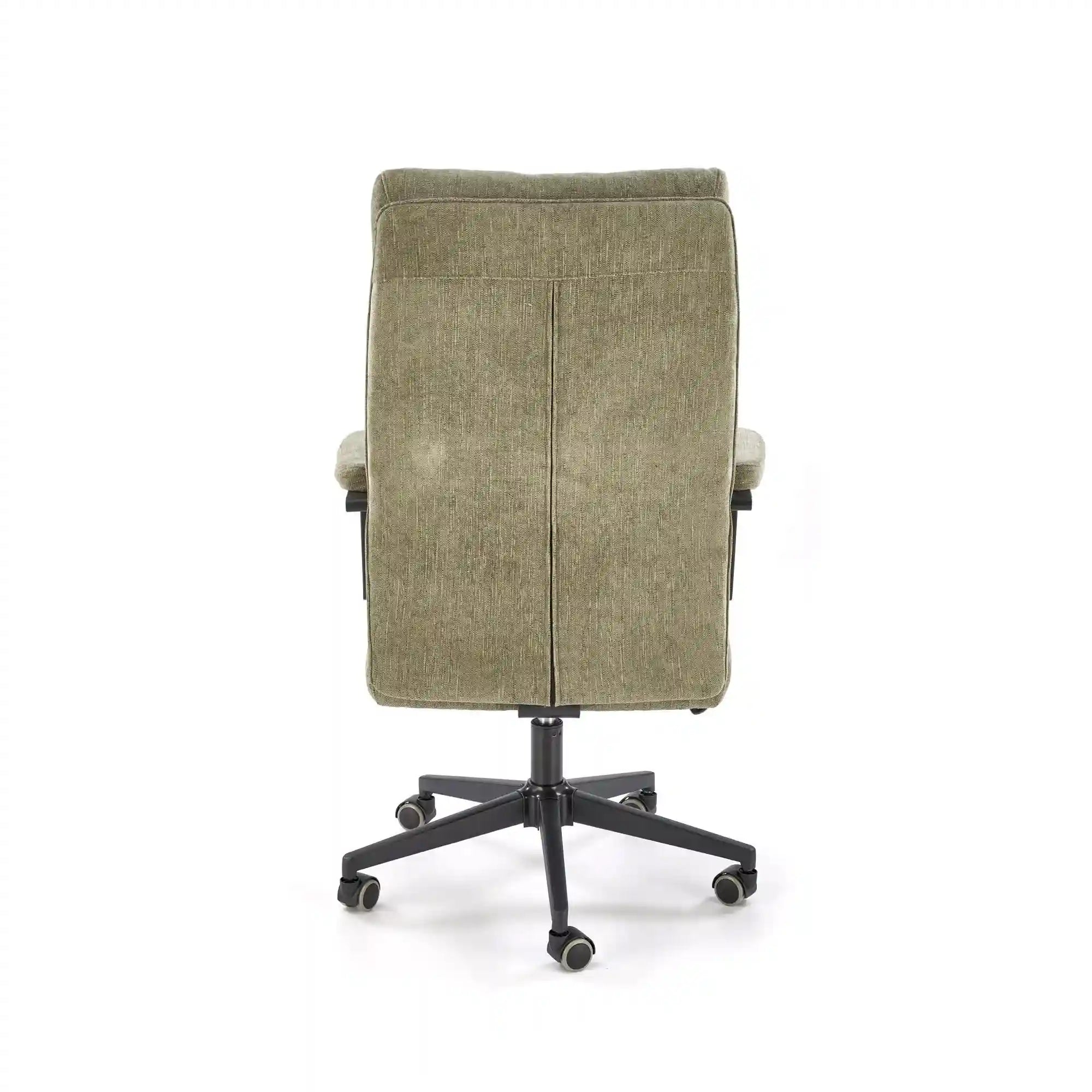 Scaun birou ADRIANO, verde olive, stofa clasica - Odin 77, 65x70x104/110 cm