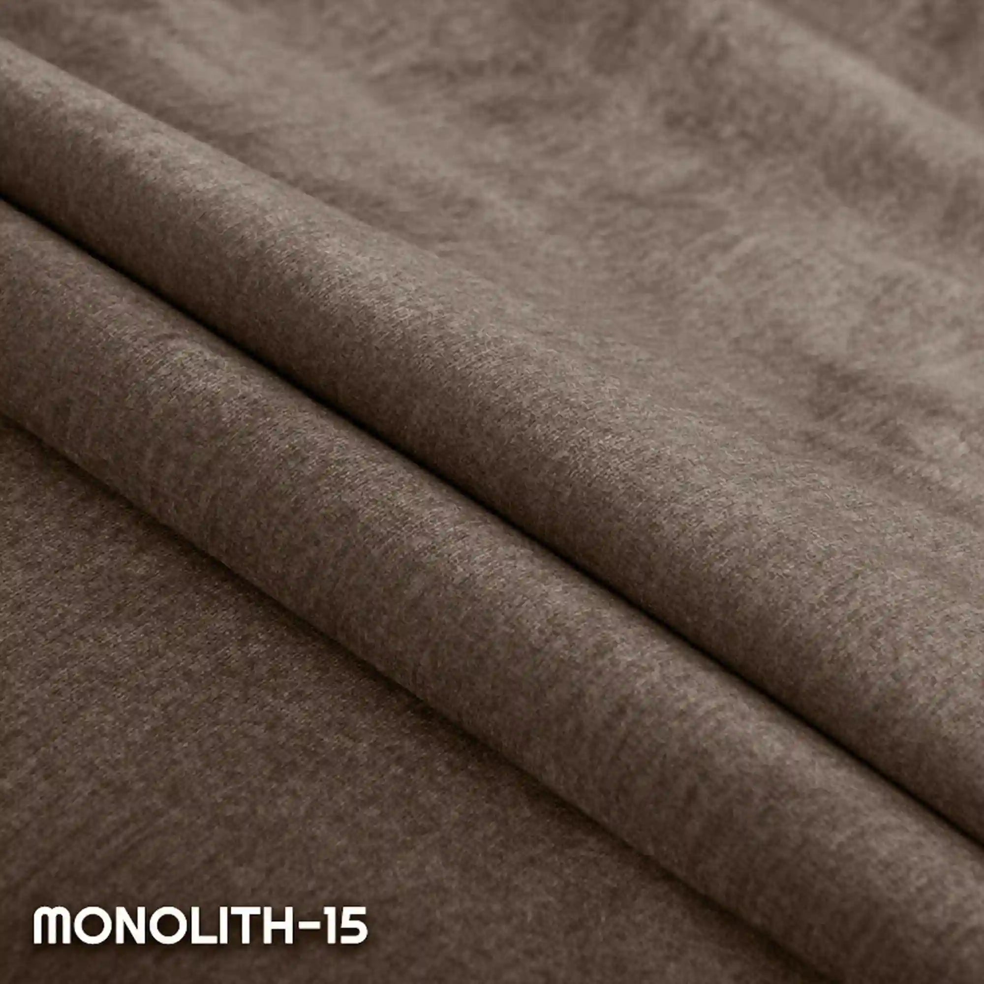 Canapea extensibila Amalfi, stofa catifelata maro - Monolith 15, cu lada depozitare, 226x105x90 cm