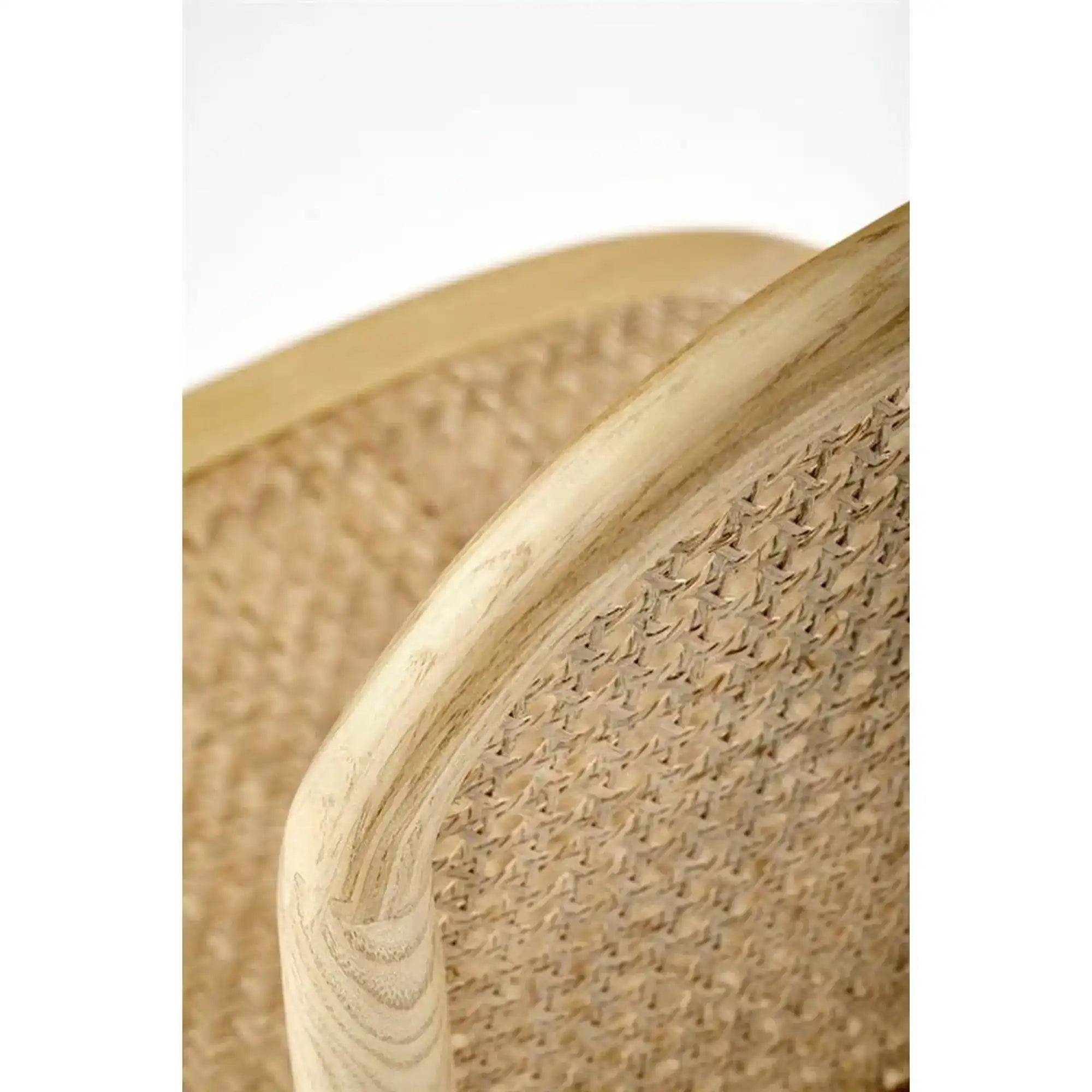 Scaun K502, stejar, ratan natural/lemn, 45x50x89 cm