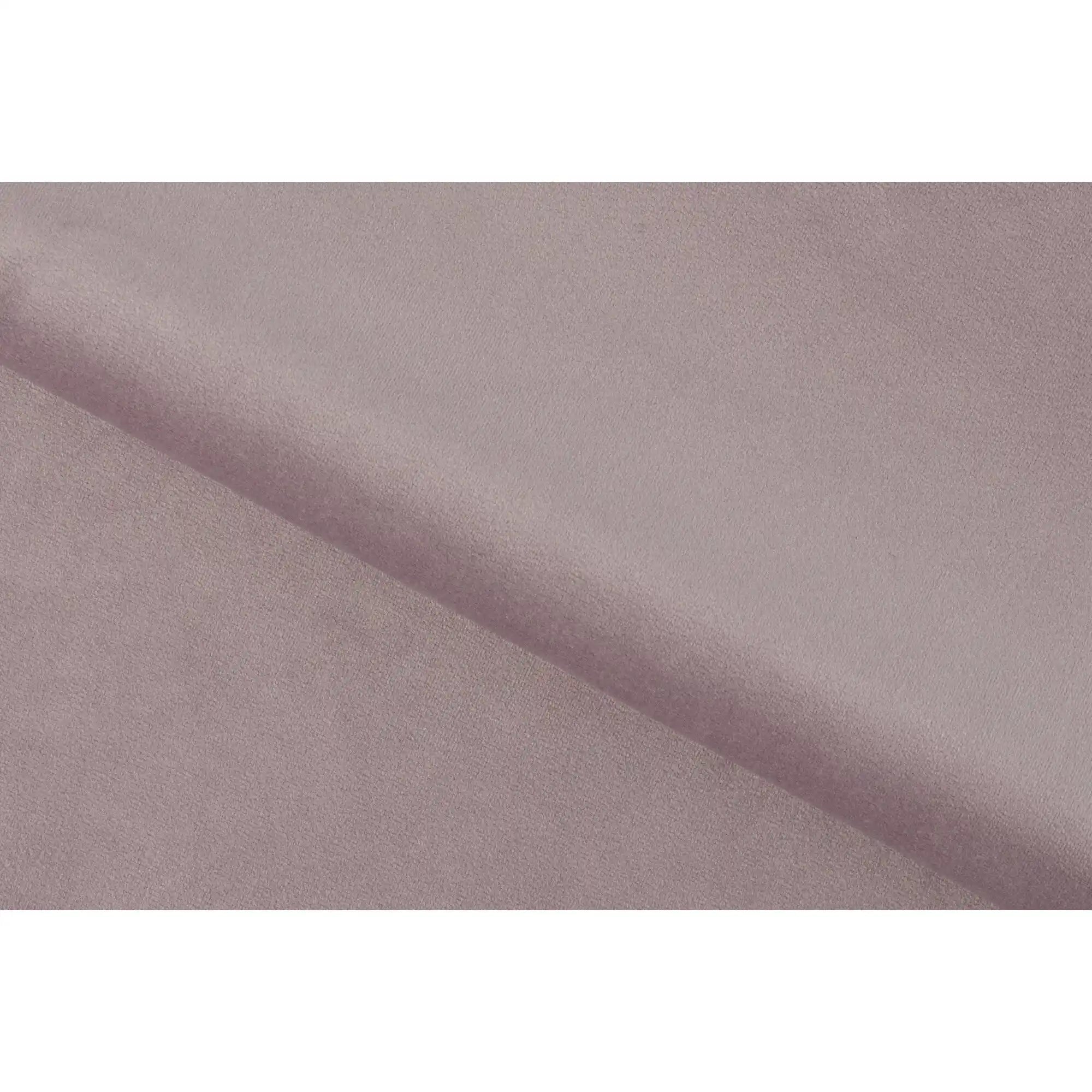 Canapea extensibila BELLIS, stofa catifelata roz - Loco 24, cu spatiu depozitare, 220x90x83 cm