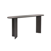 Consola SIRA, negru, PAL, 150x35x75 cm