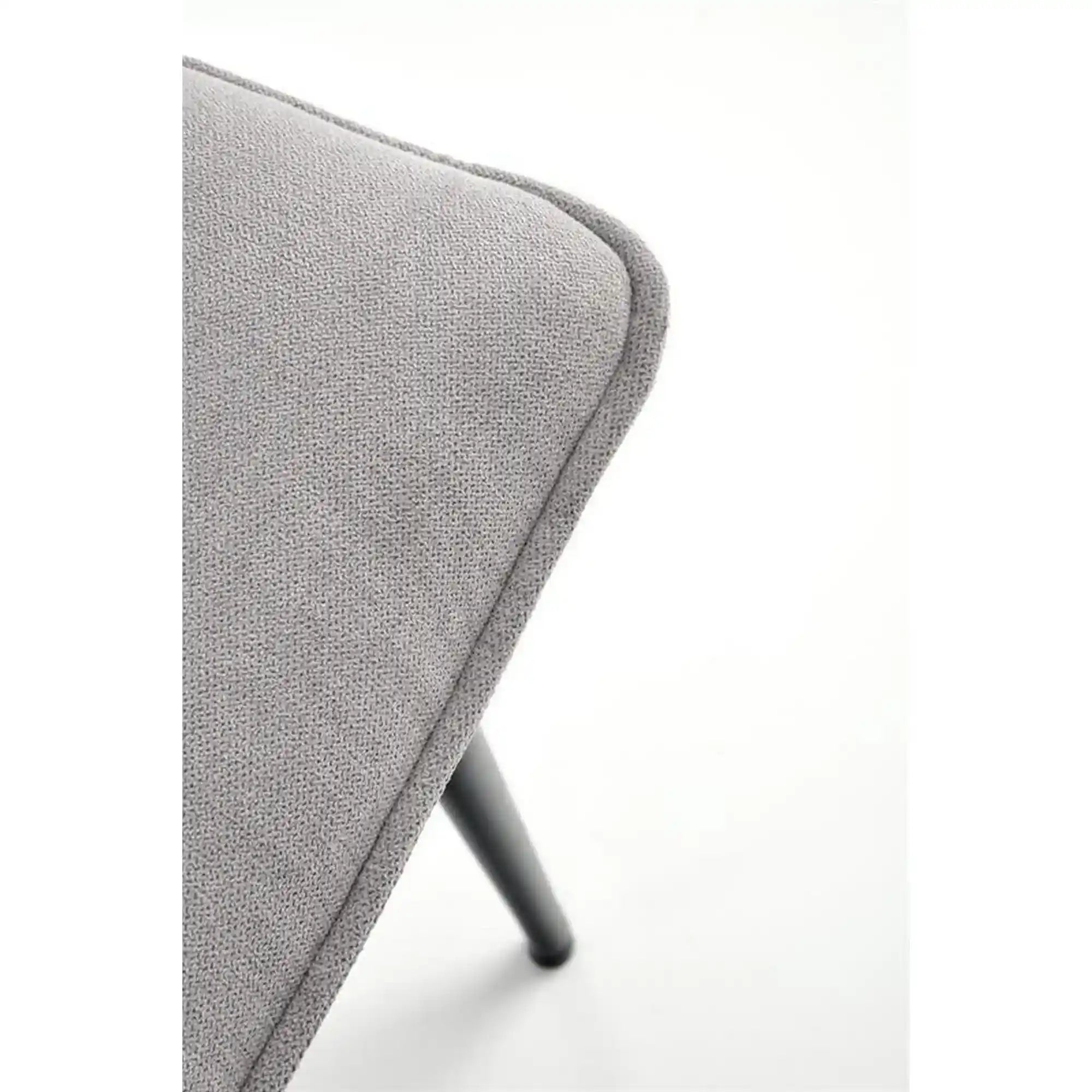 Scaun K493, gri/negru, stofa clasica/metal, 47x60x92 cm