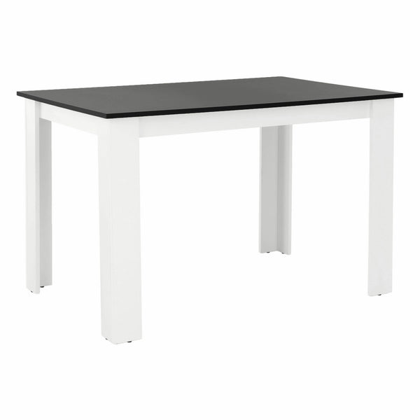 Masa KRAZ, negru/alb, PAL melaminat, 120x80x75 cm