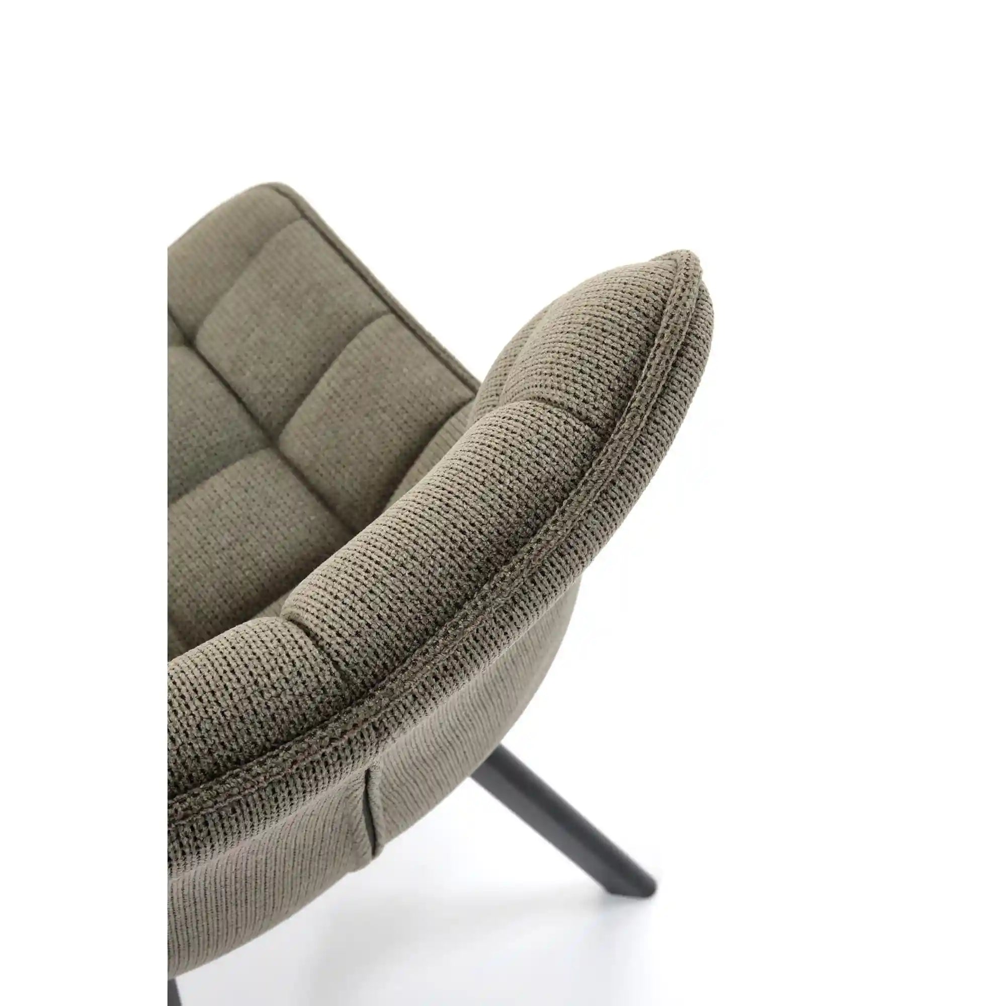 Scaun K549, verde/negru, stofa clasica/metal, 46x61x84 cm