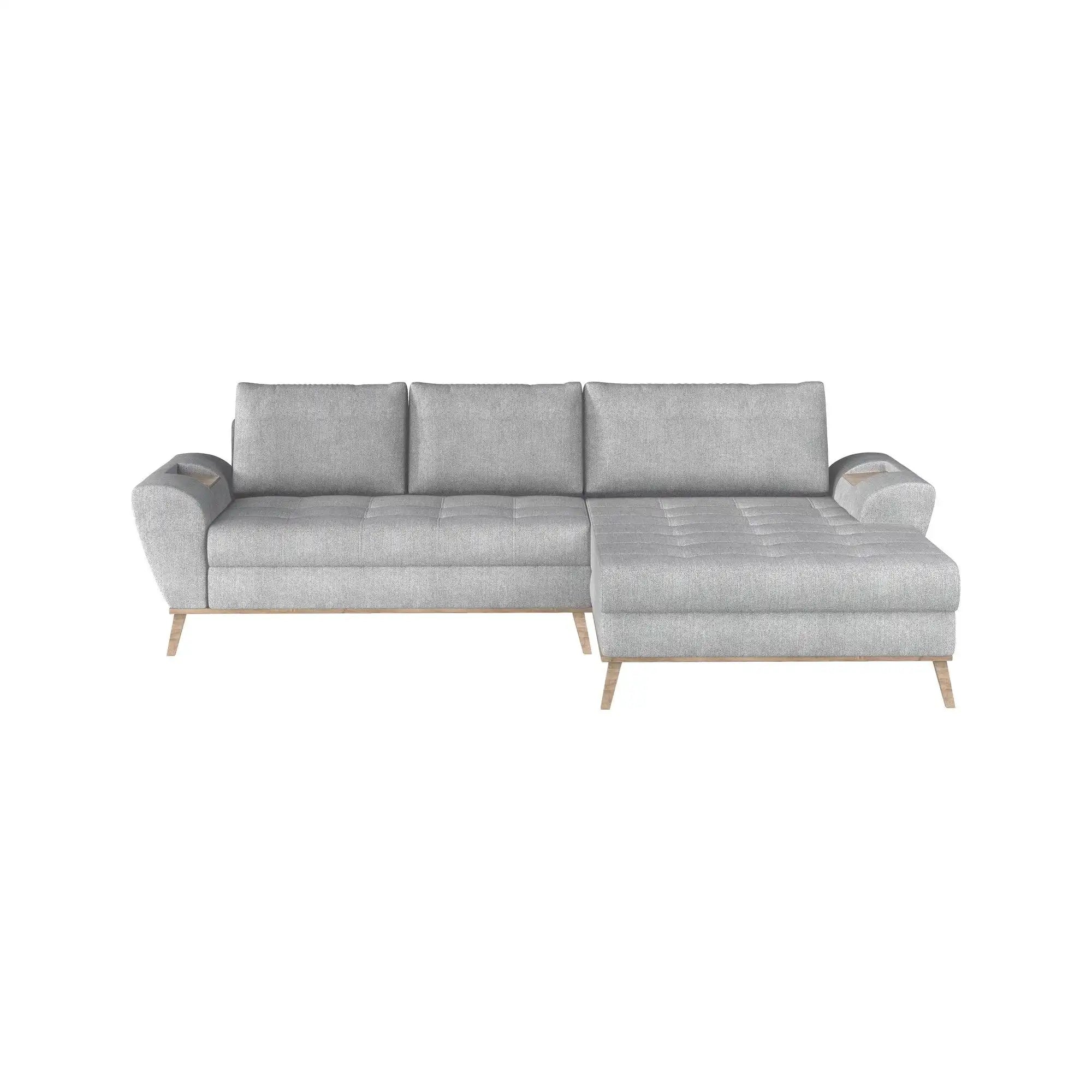 Coltar extensibil NUBO, personalizabil materiale gama Premium, cu lada depozitare, 282x175x86 cm