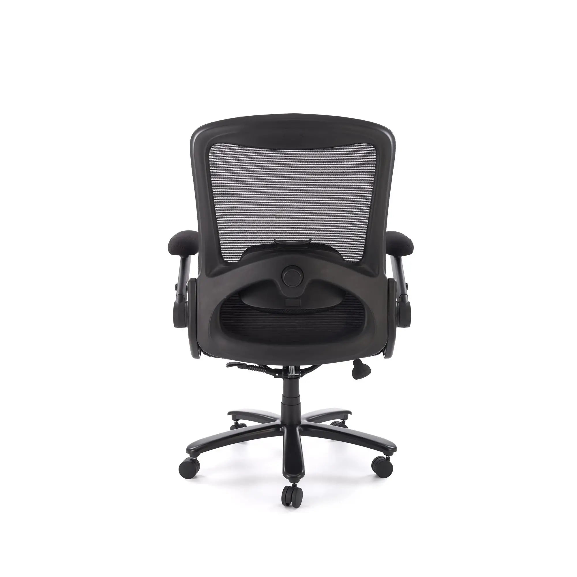 Scaun birou CYBORG, negru, stofa clasica/metal, 80x74x111/117 cm