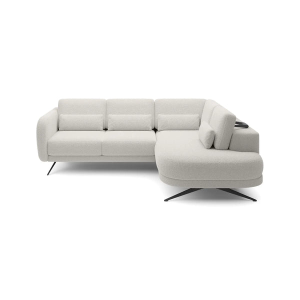 Coltar ILUSIO L, personalizabil materiale Gama Premium, cu tetiere reglabile si reglaj electric, 248x205x104 cm